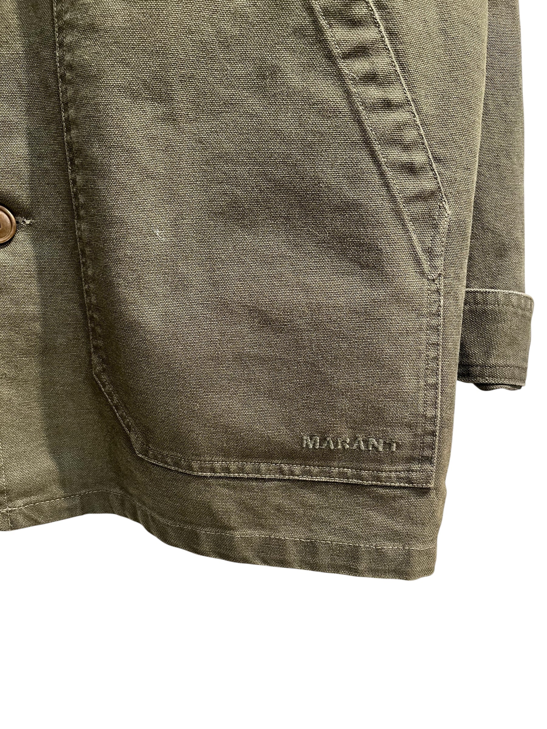 ISABEL MARANT/Denim Jkt/L/Cotton/GRN/ARDY OVERSIZE JACKET view 5