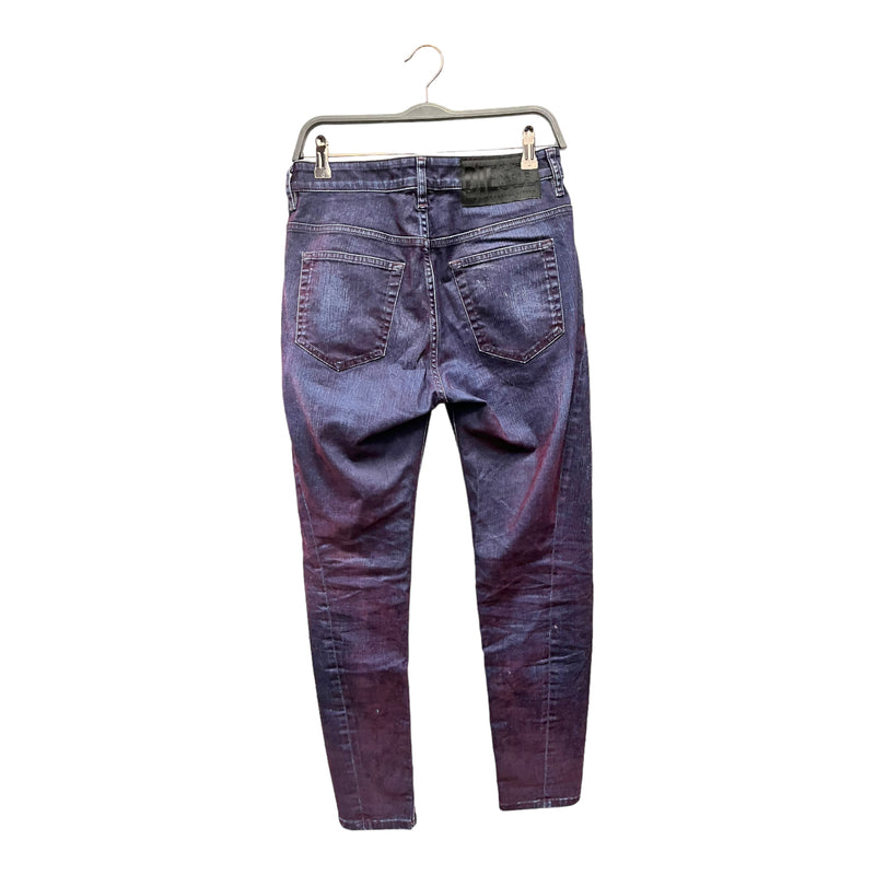 DIESEL/Bottoms/27/Cotton/BLU/red tinted jeans