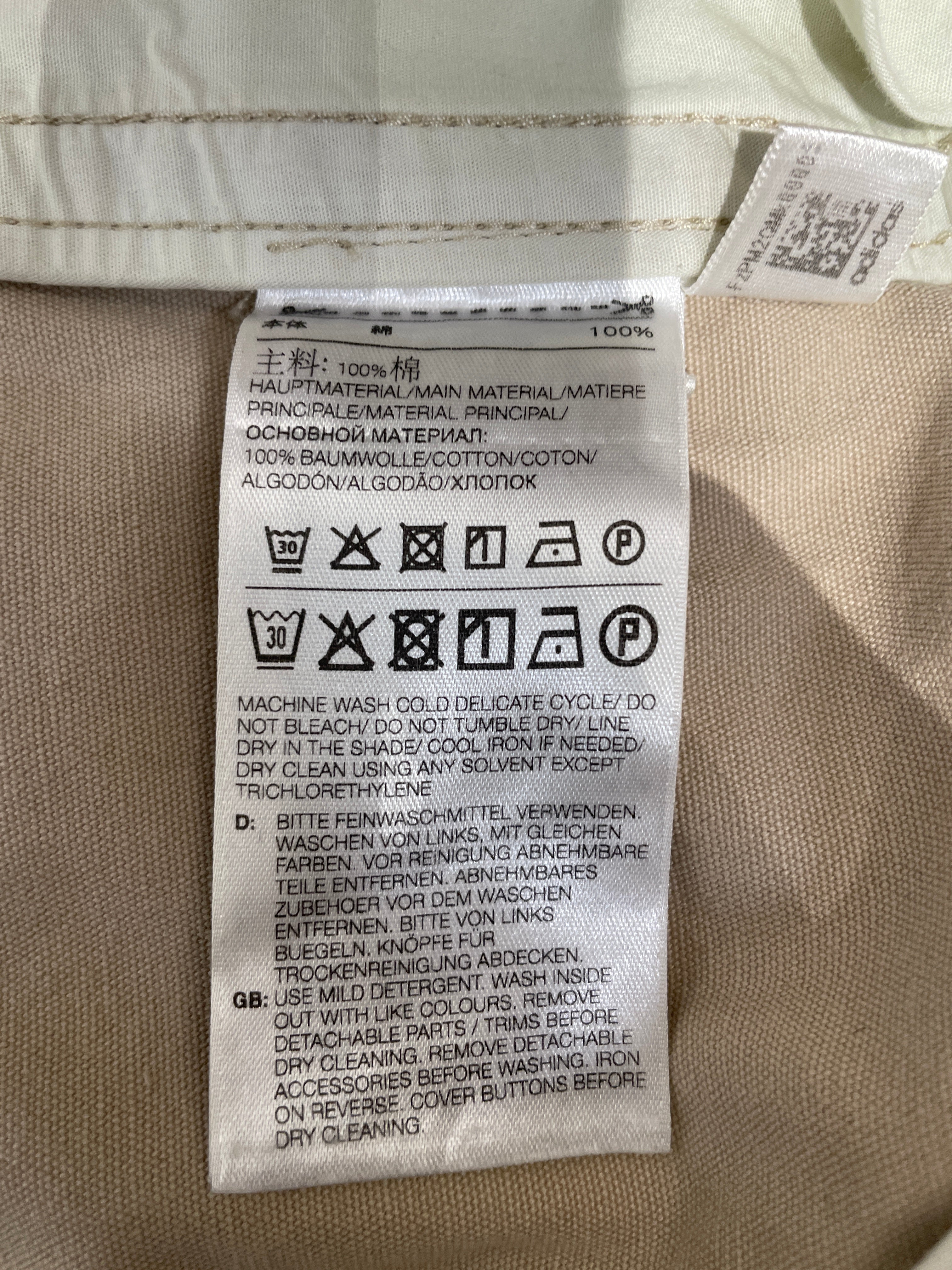 Y-3/Carpenter Pants/XS/Cotton/BEG/ view 4