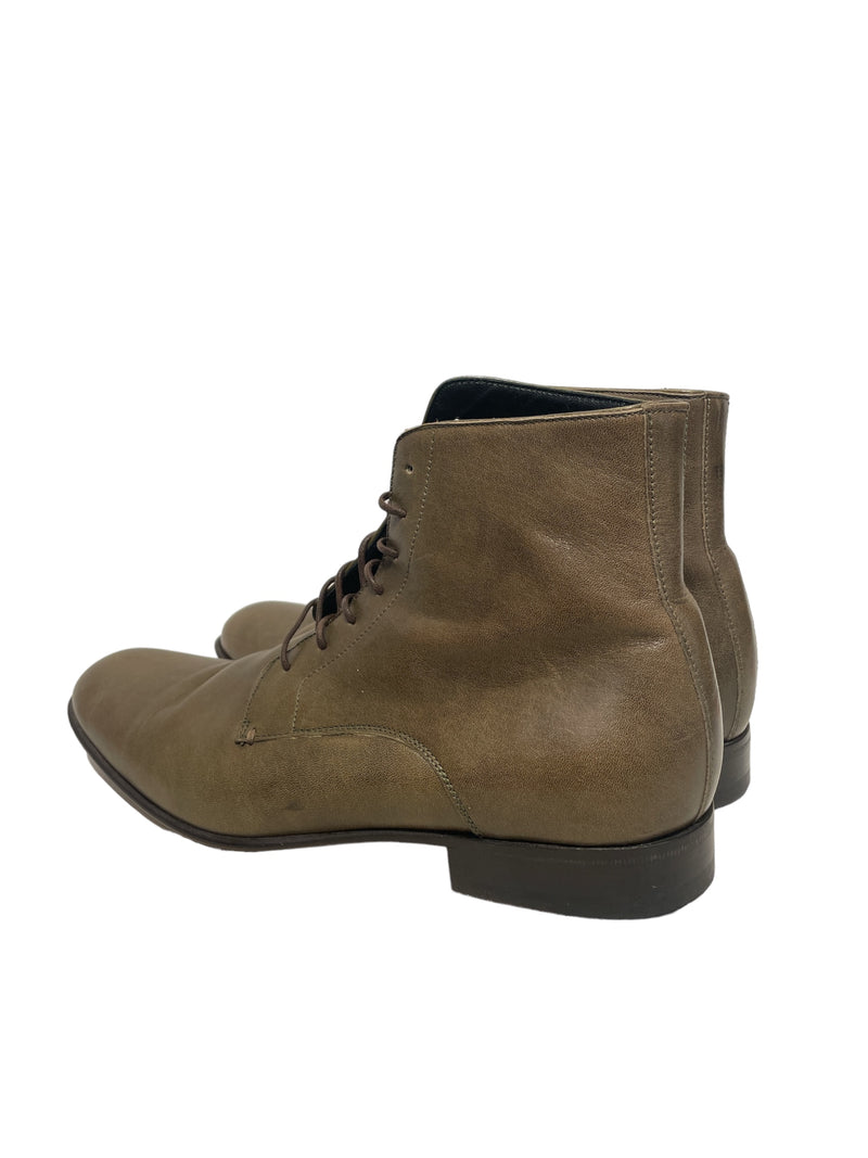 GIVENCHY/Boots/US 8/Khaki/Leather/2370