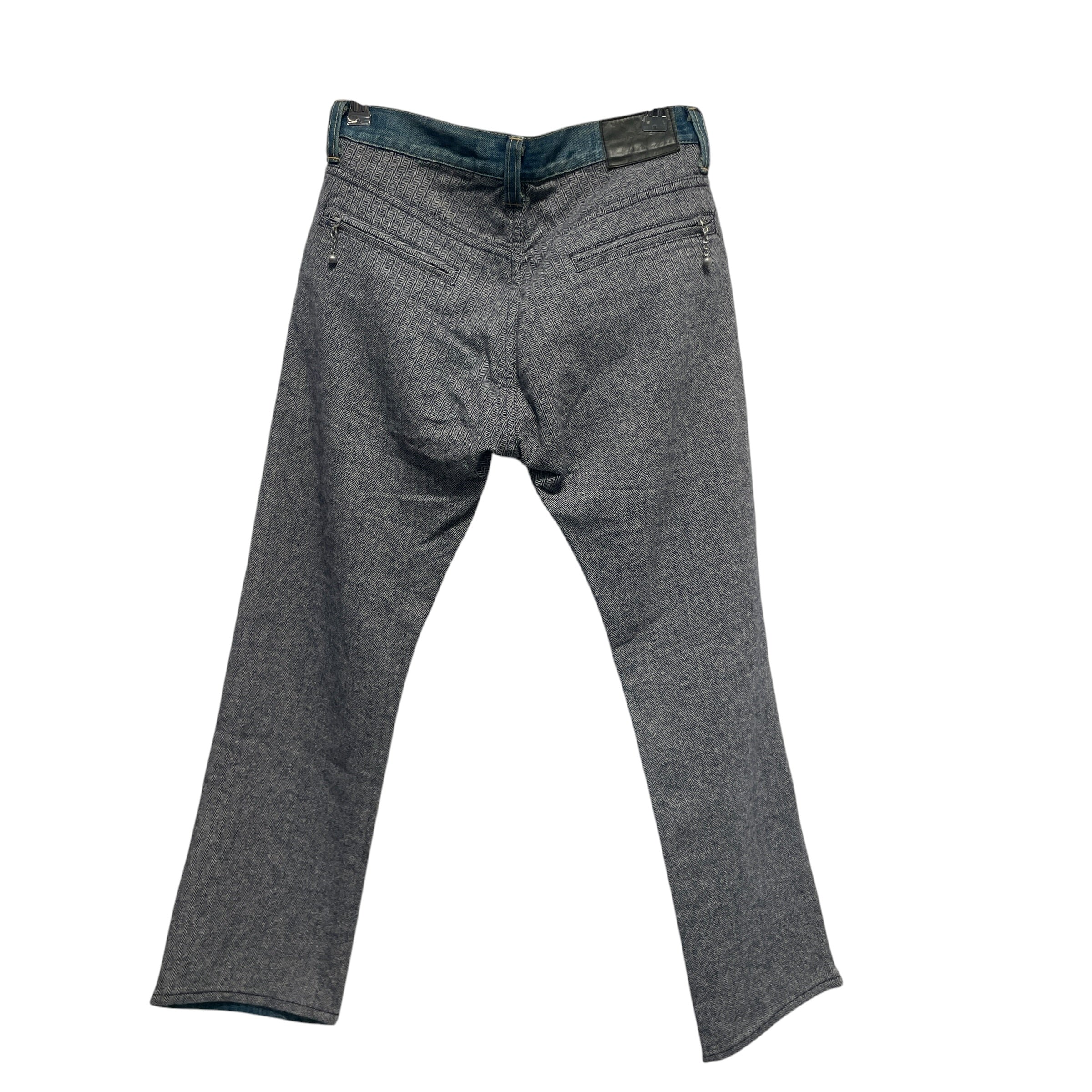 JUNYA WATANABE COMME des GARCONS/Straight Pants/XS/Denim/IDG/back dress pant view 2