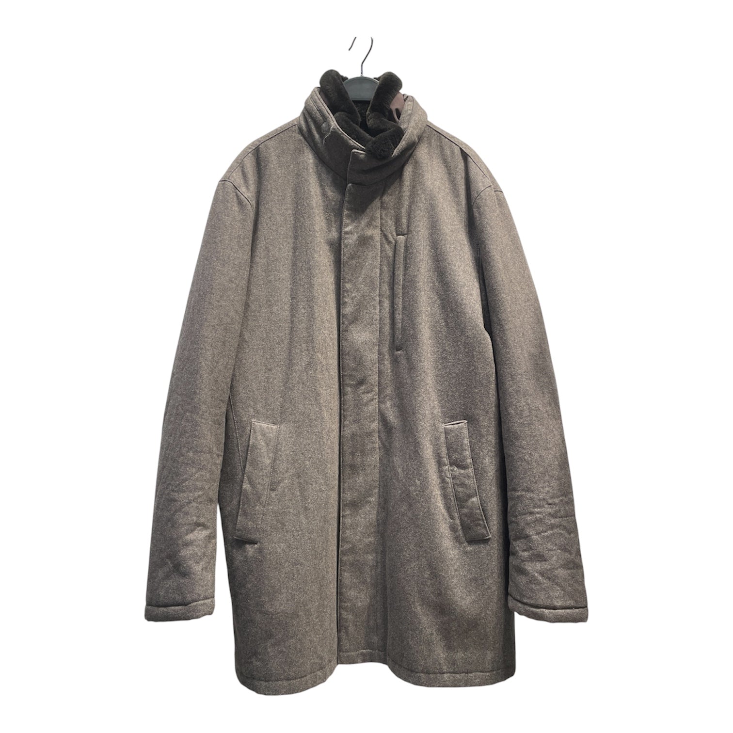 Manto Italia/Trench Coat/54/Wool/GRY/ view 2