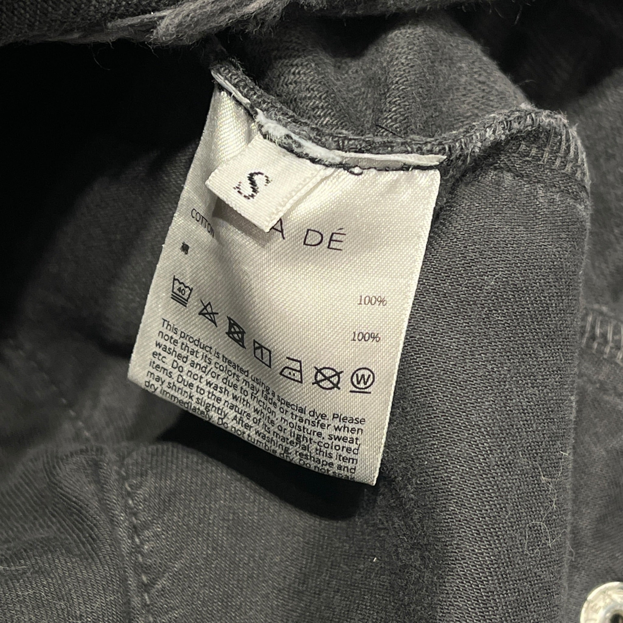 VUJA DE/Cargo Pants/S/Cotton/BLK/distressed view 4