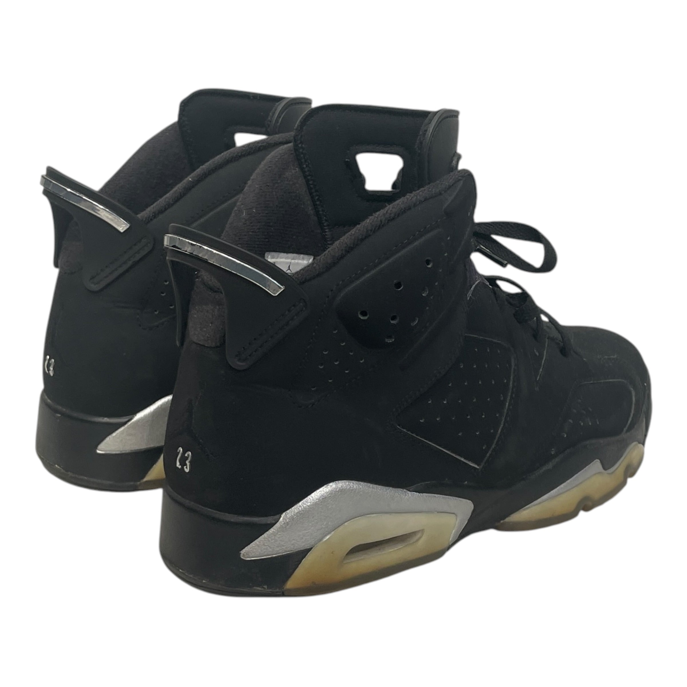 NIKE/AIR JORDAN 6 RETRO/Hi-Sneakers/US 10/Suede/BLK/DX2836-001 view 2