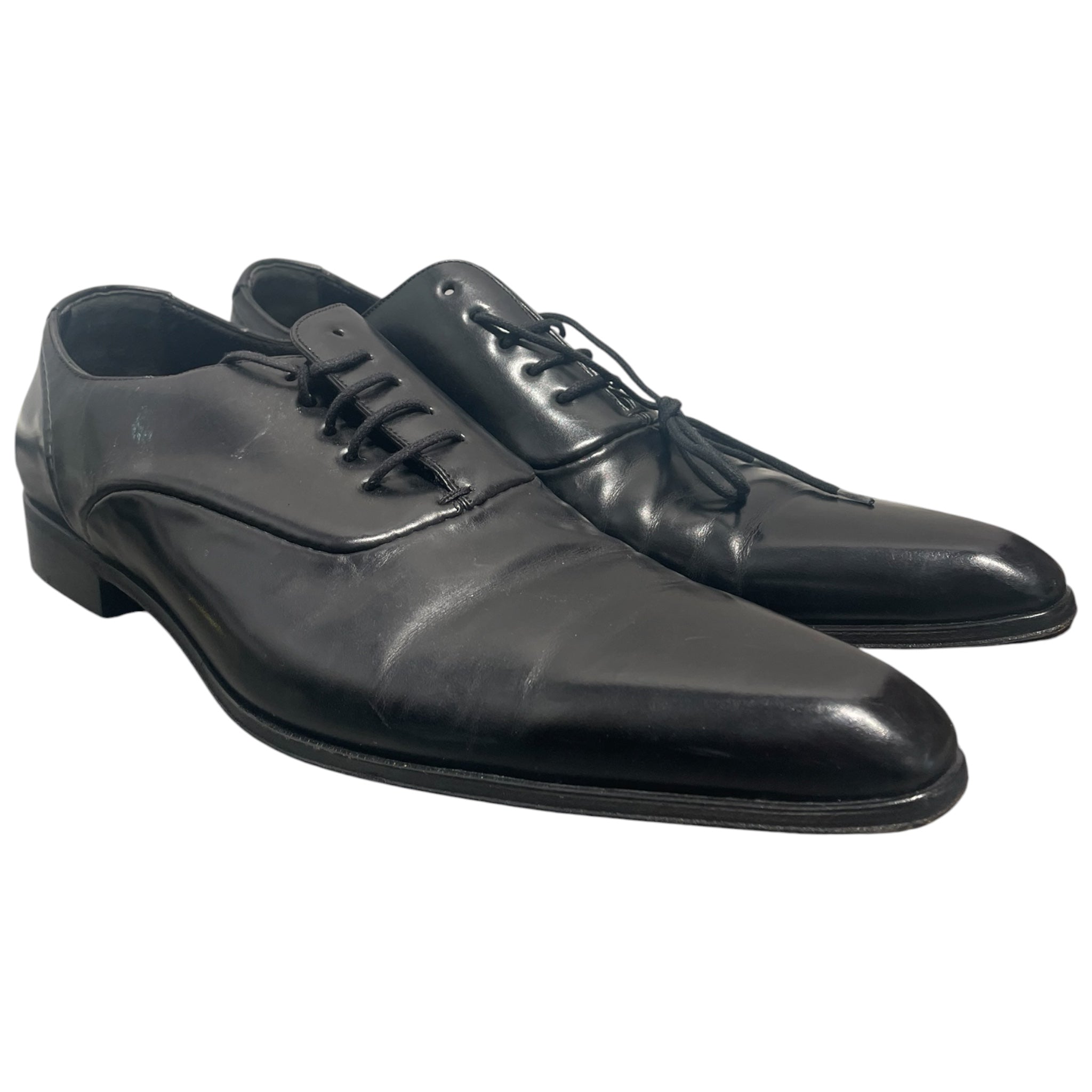 DOLCE&GABBANA/Dress Shoes/US 9/Leather/BLK/ view 1