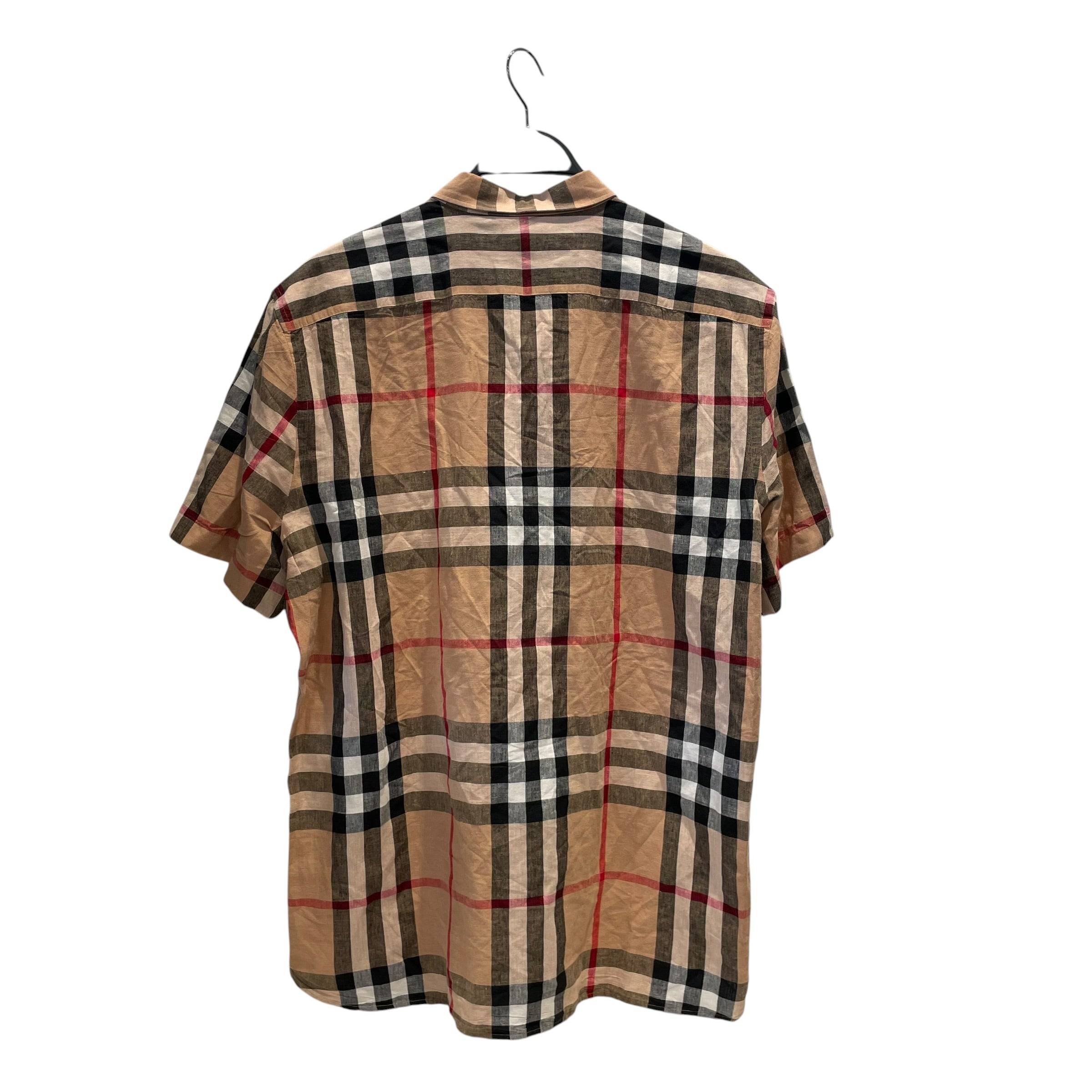 BURBERRY/Flannel Shirt/XL/Cotton/BRW/Monogram/MONOGRAM BUTTON UP BS view 2