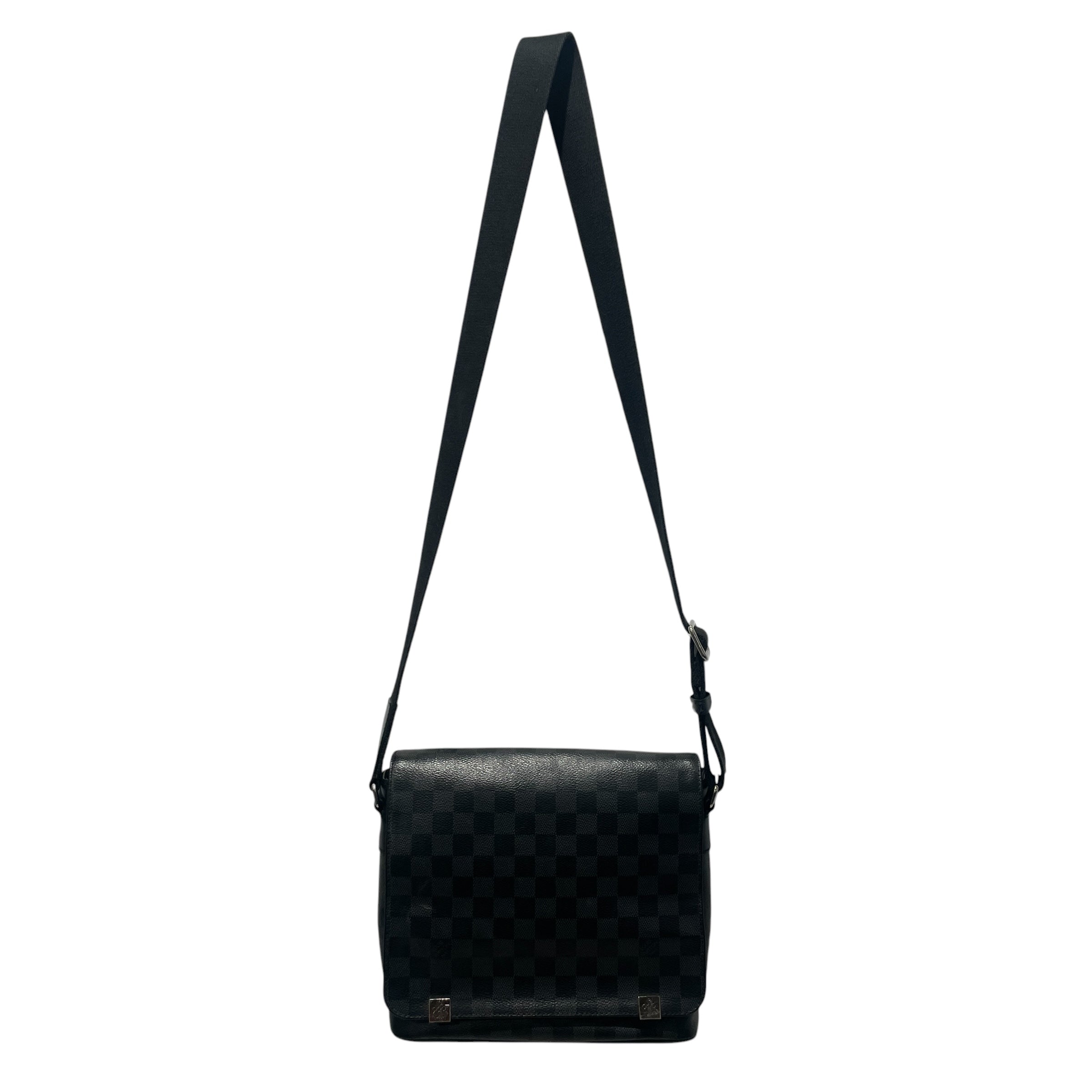 LOUIS VUITTON/Cross Body Bag/Leather/BLK/Damier Graphite view 1