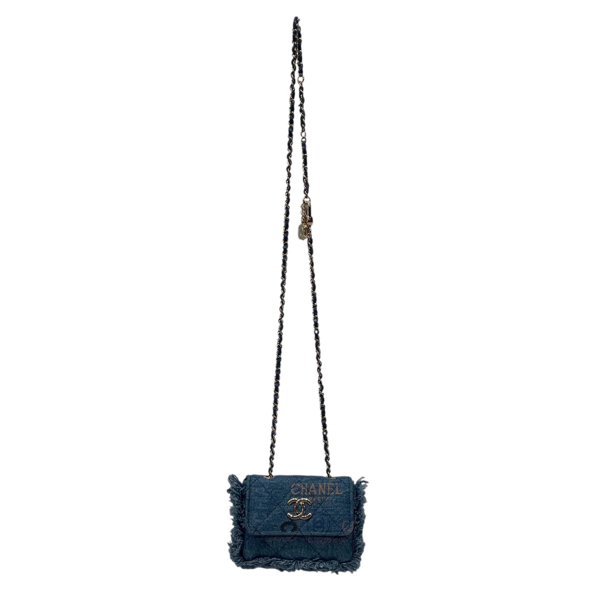 CHANEL/Bag/Denim/IDG/2022 DENIM MOOD CLUTCH MINI view 3