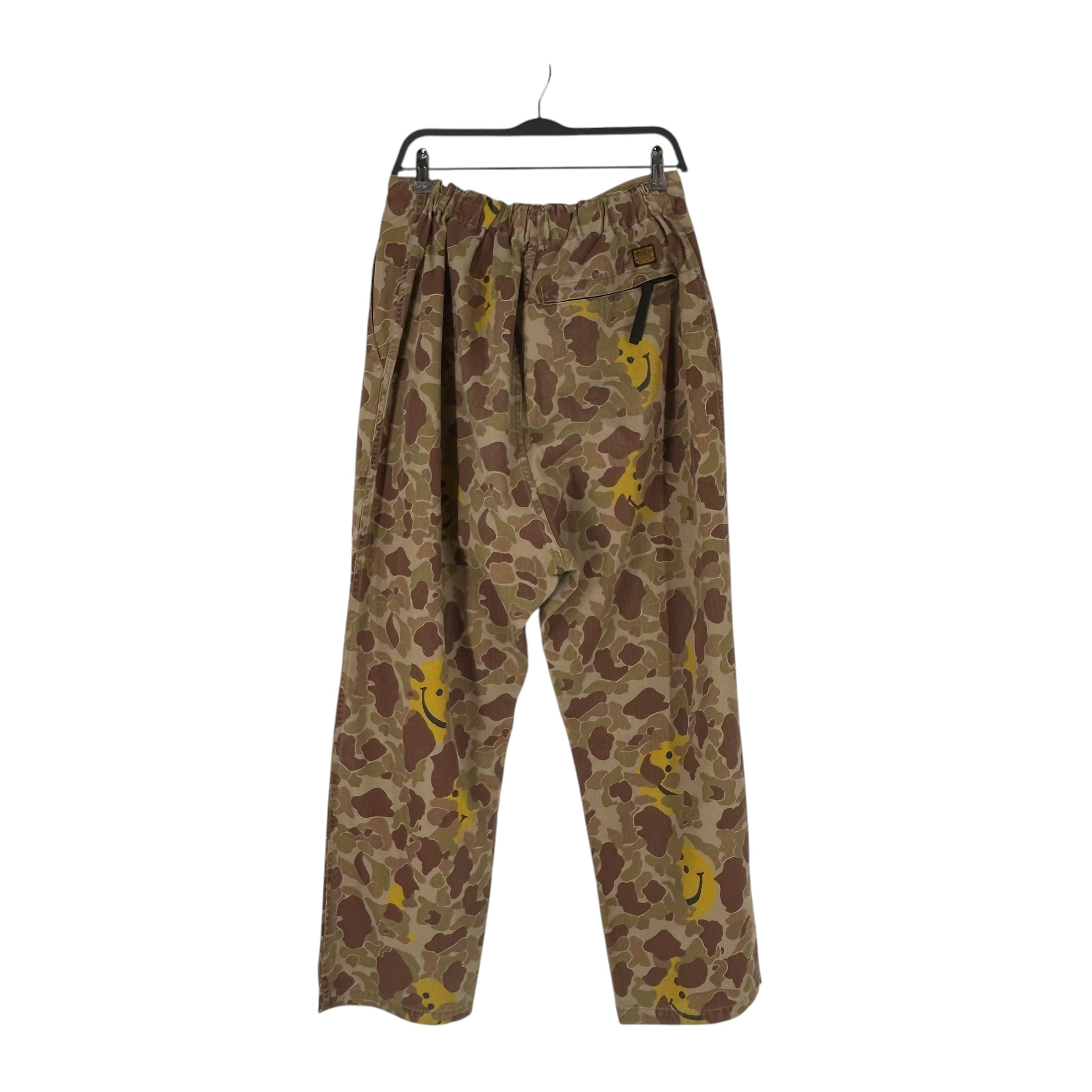 KAPITAL/Pants/4/Cotton/KHK/Camouflage/YLLW SMILE FACE ON BCK view 2