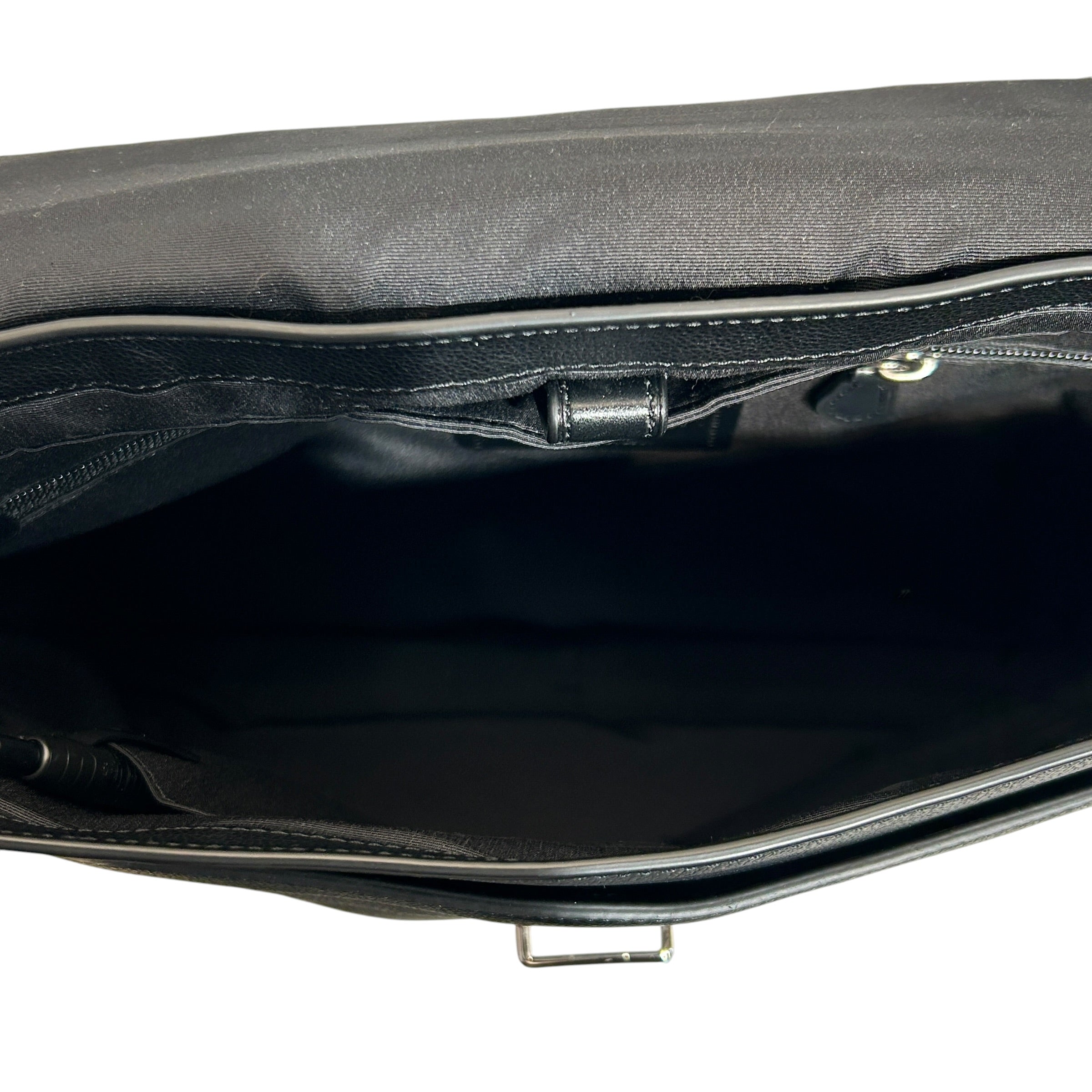 COACH/Briefcase/Leather/BLK/Flap briefcase view 4