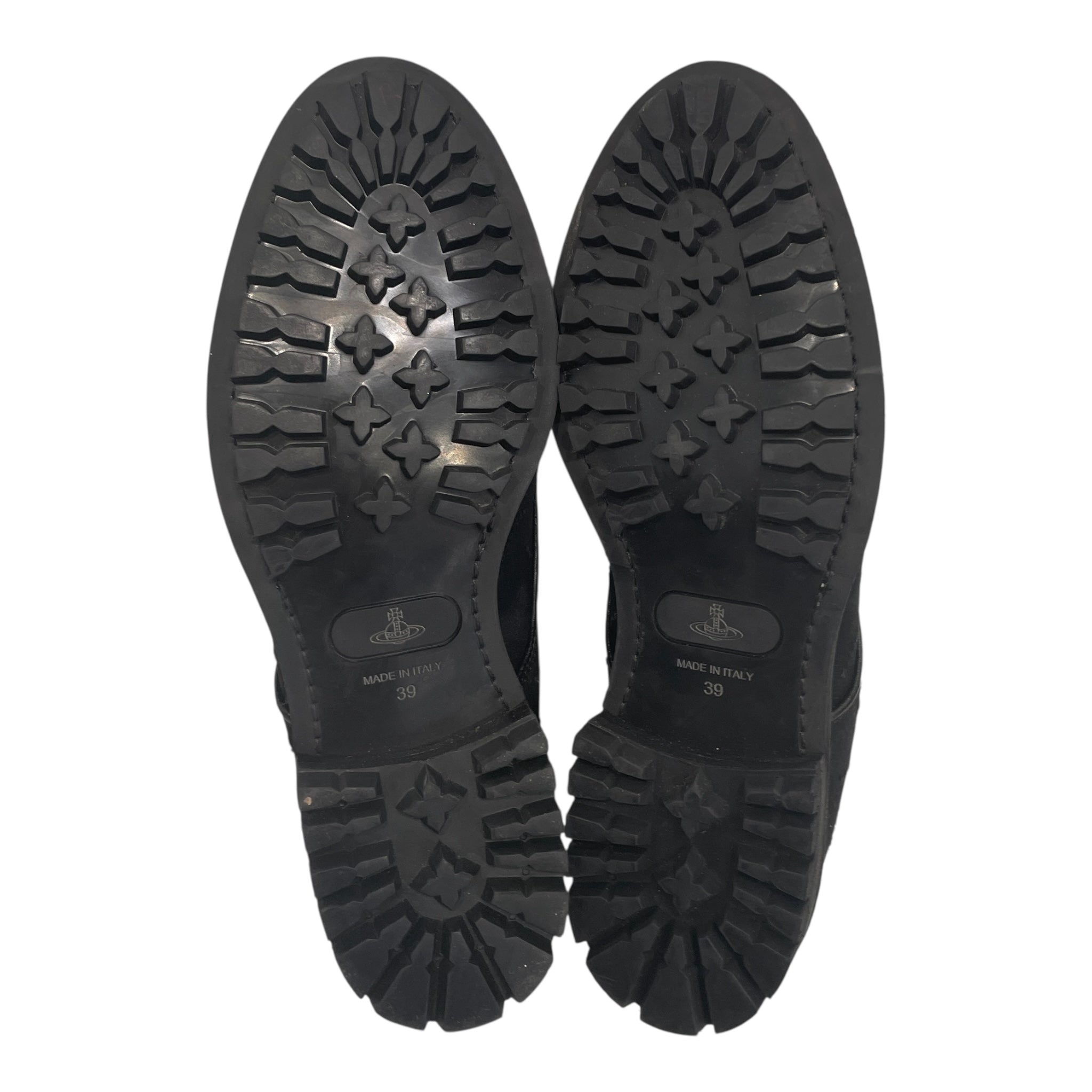 Vivienne Westwood/Dress Shoes/EU 39/Nylon/BLK/ALL OVER LINE EMBRIODERY view 4