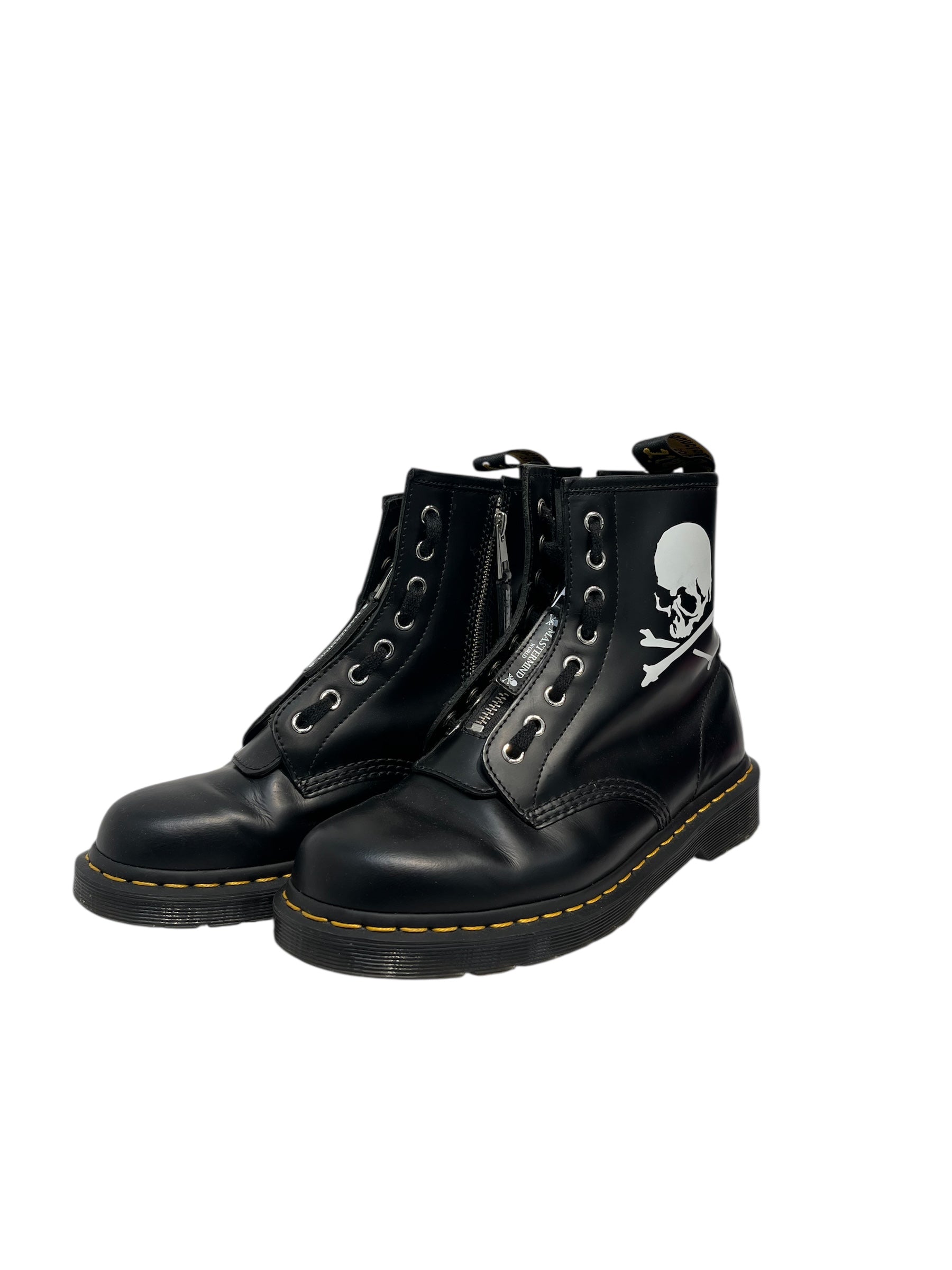 Dr.Martens/mastermind JAPAN/Boots/EU 39/Leather/BLK/COLLAB ZIPPER BOOTS view 3