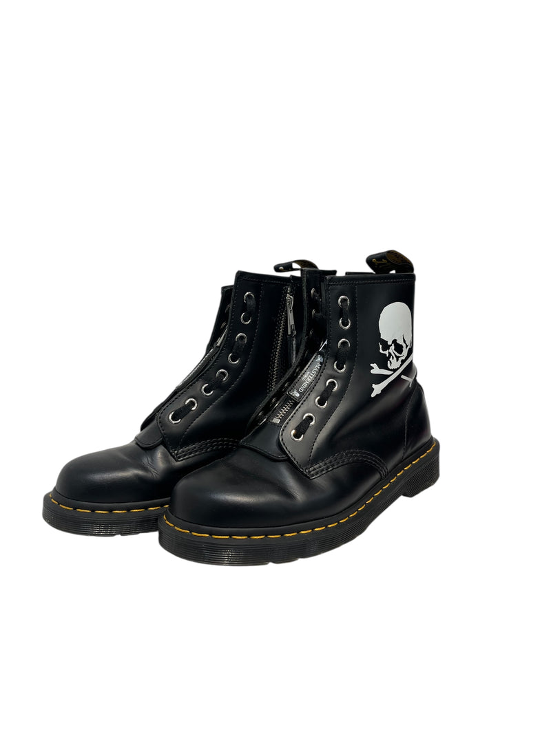 Dr.Martens/mastermind JAPAN/Boots/EU 39/Leather/BLK/COLLAB ZIPPER