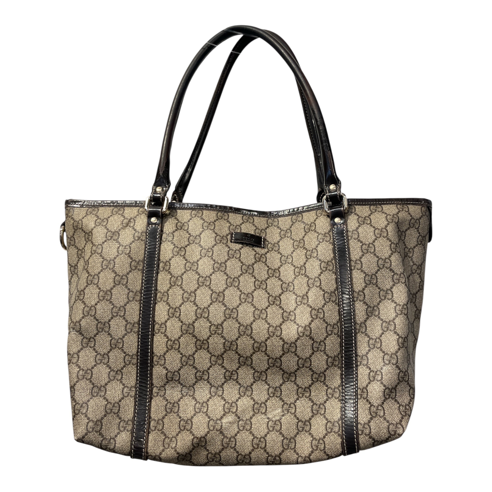 GUCCI/Tote Bag/Monogram/Leather/GRY/GG SUPREME JOY view 2