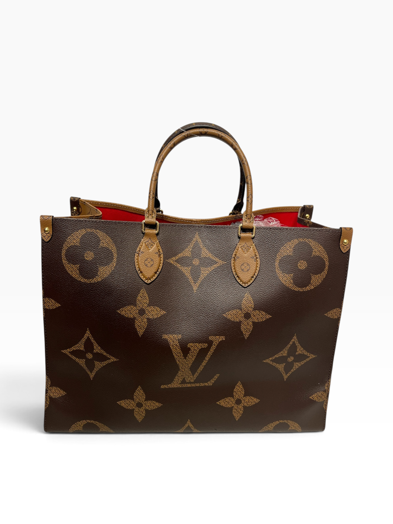 LOUIS VUITTON/Hand Bag/Monogram/Leather/CML/OnTheGo Tote view 2
