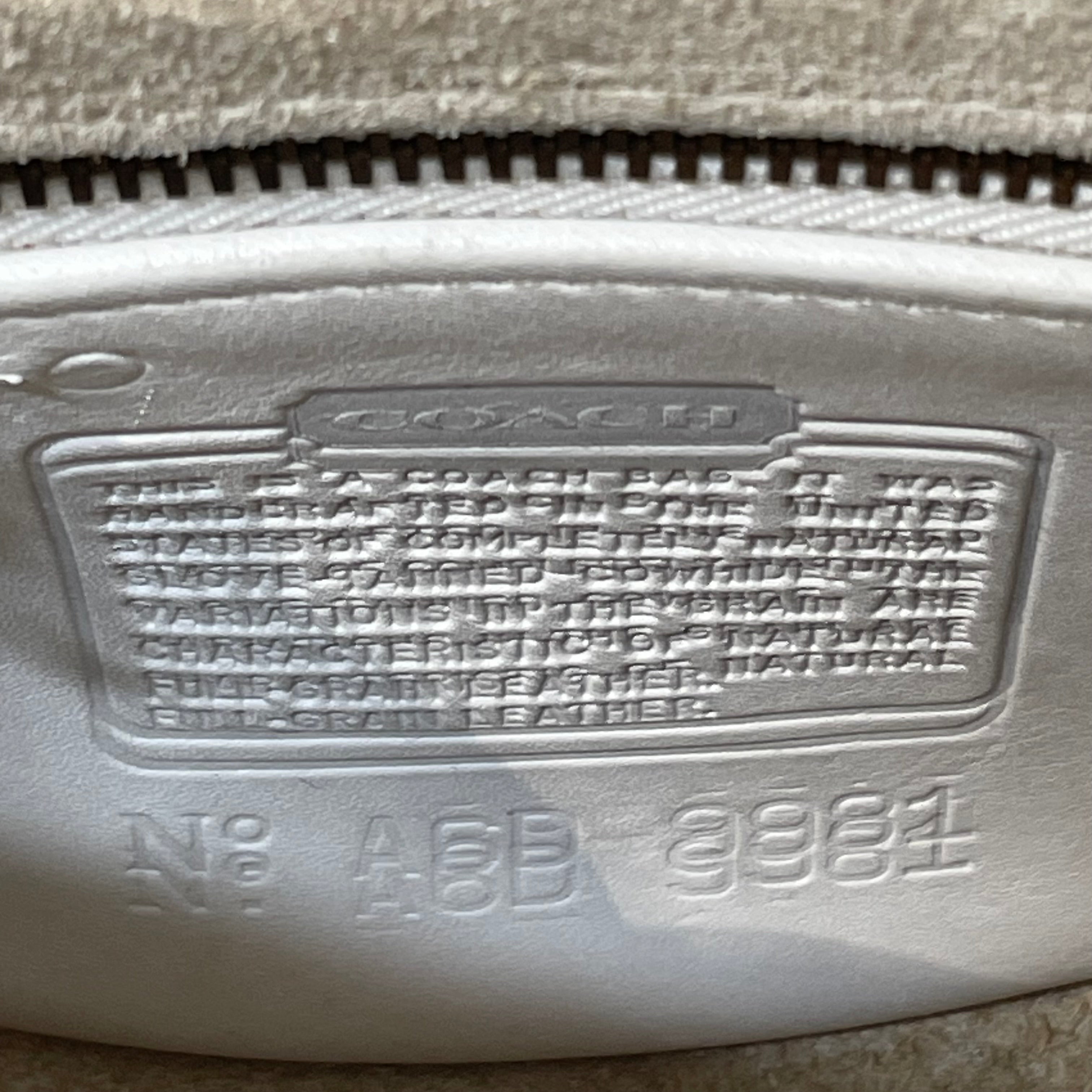 COACH/Hand Bag/Leather/WHT/ view 5