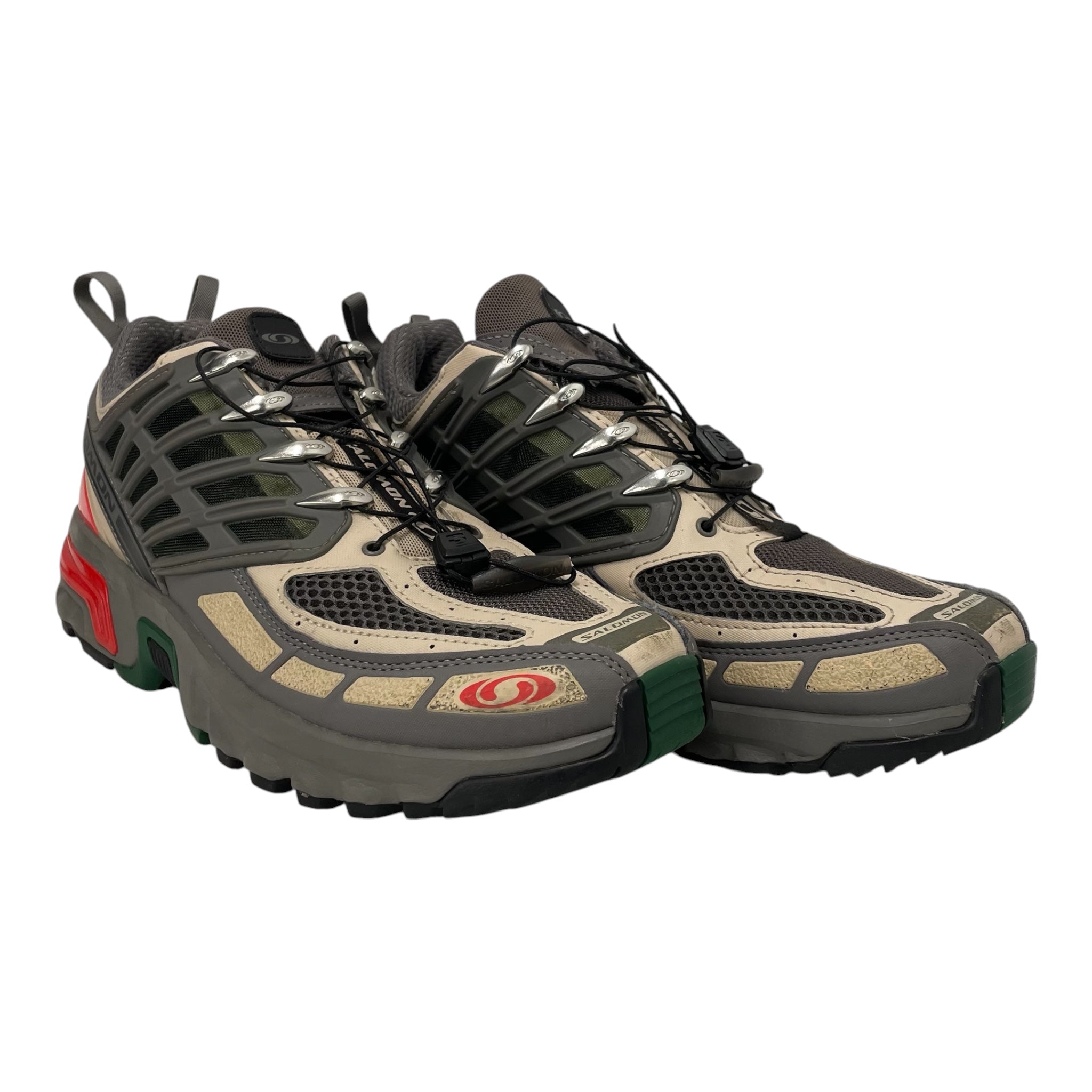 SALOMON SNEAKERS/Low-Sneakers/US 9/Nylon/GRY/ACS PRO PEWTER CEMENT view 1