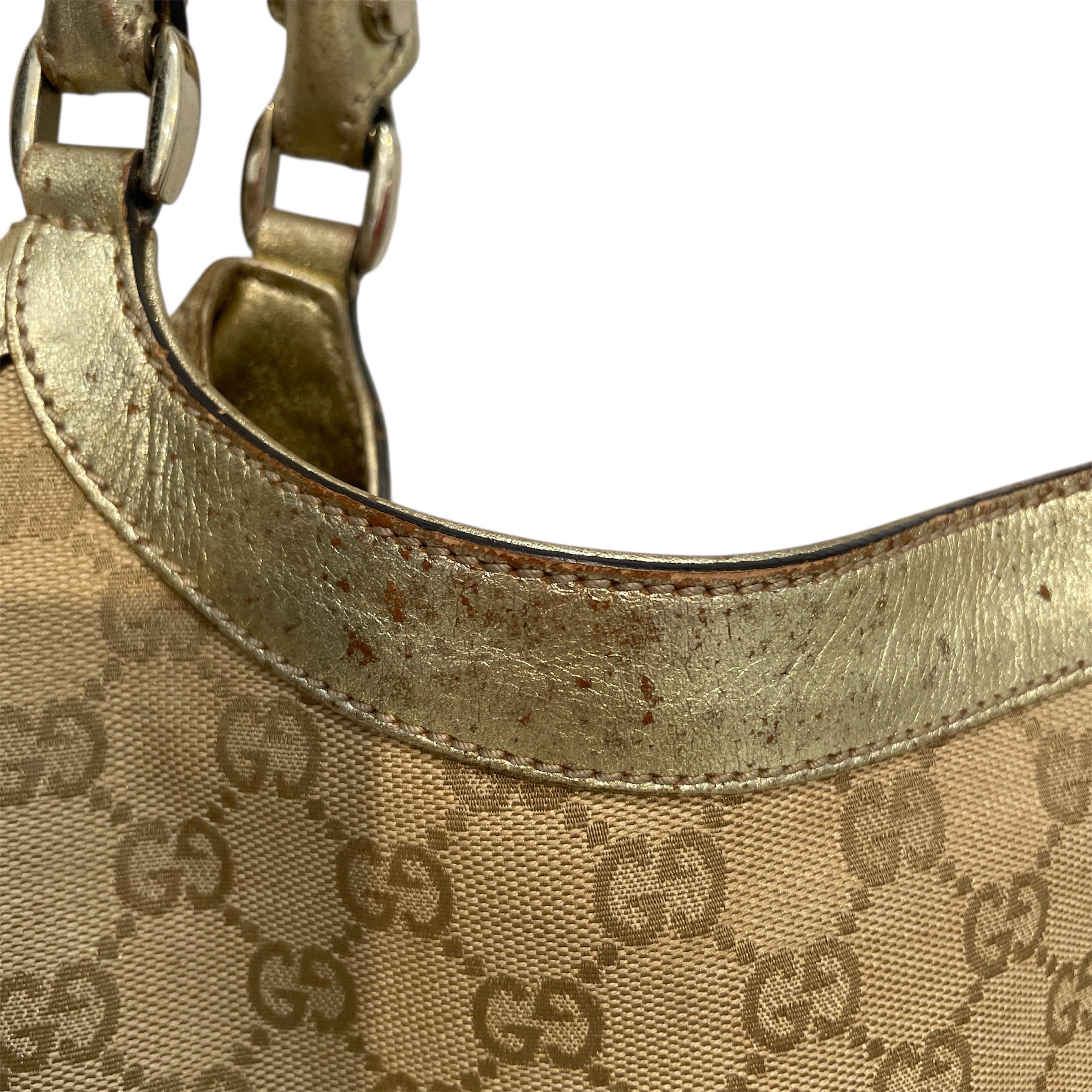 GUCCI/Hand Bag/Monogram/Cotton/GLD/GG Canvas Abbey view 10