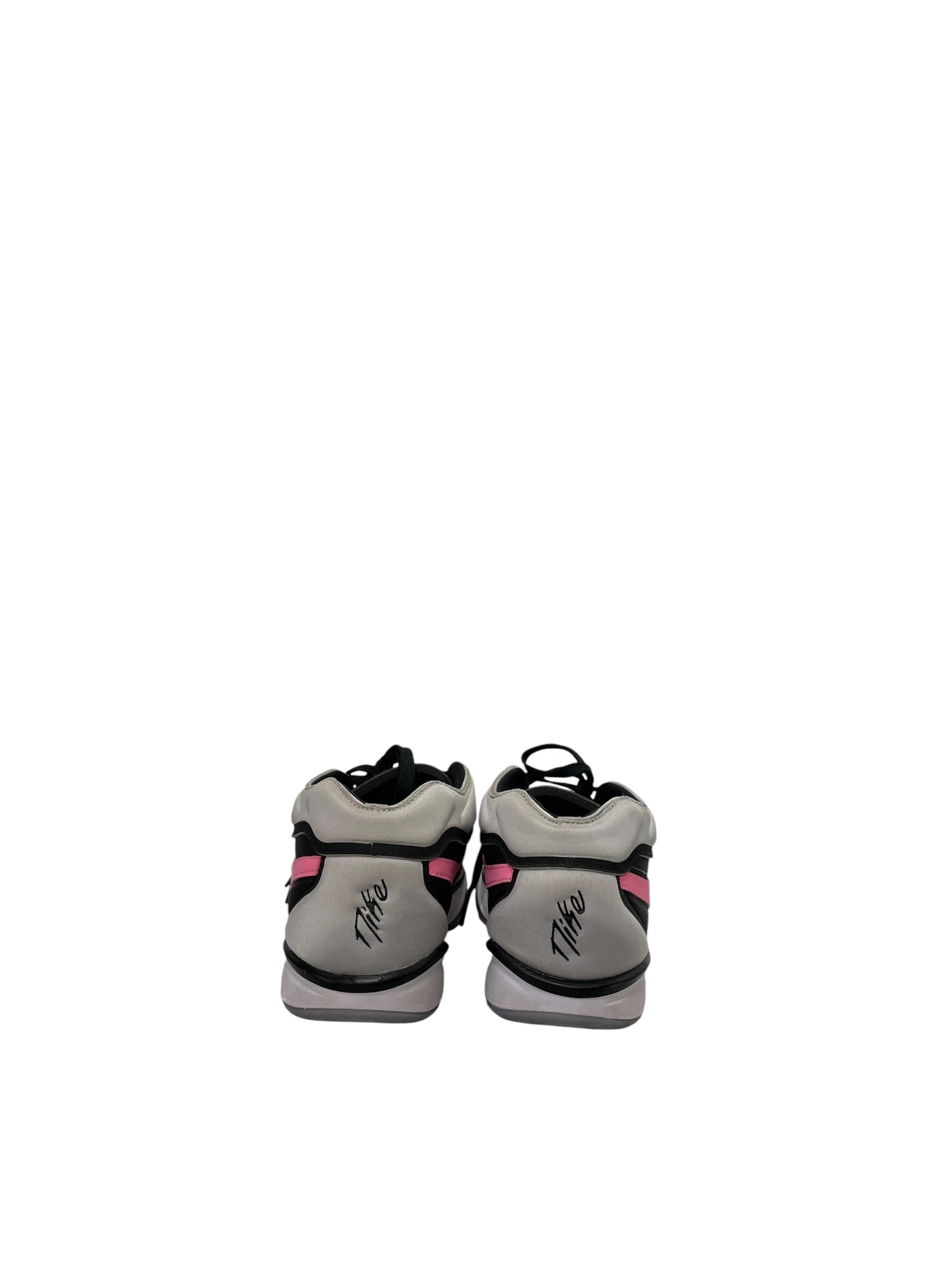 NIKE/Low-Sneakers/US 9/BLK/ZOOM G.T. HUSTLE PINK/BLACK view 3