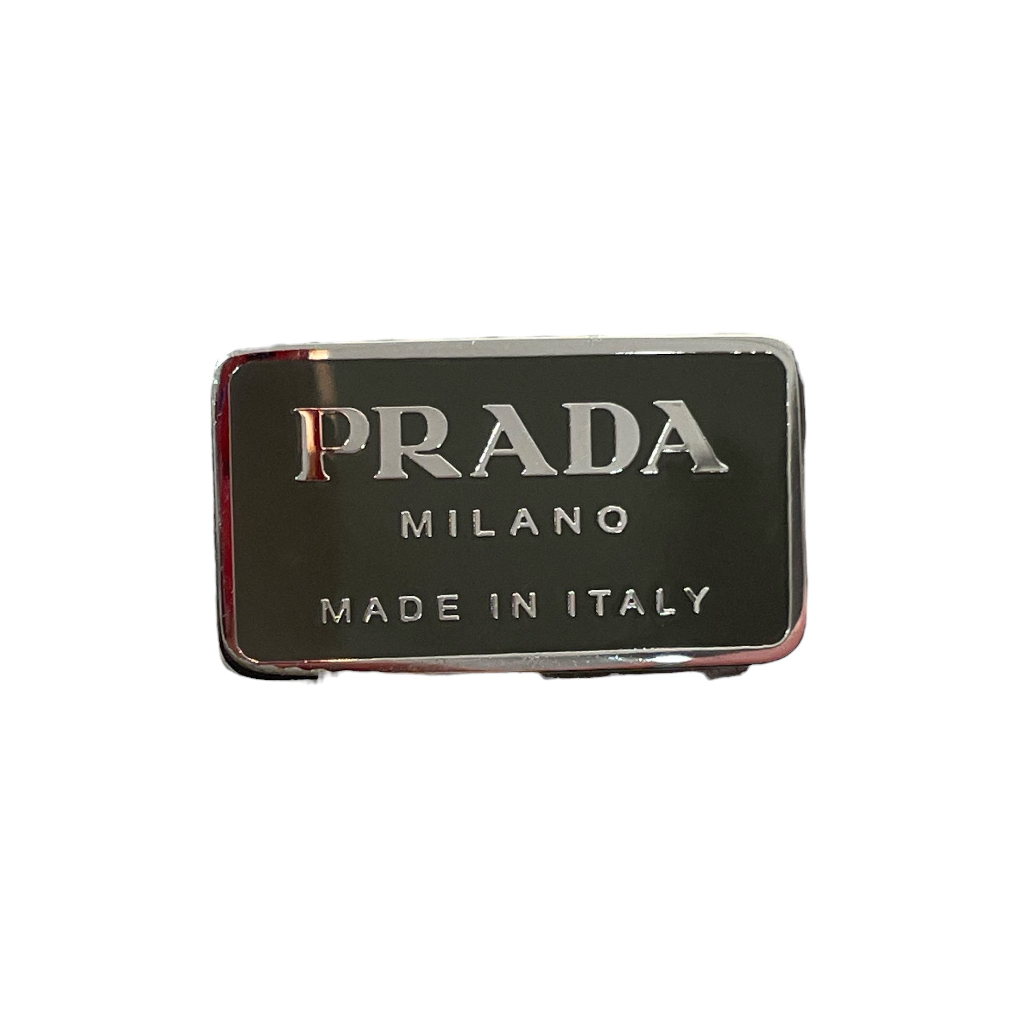 PRADA/Cross Body Bag/Nylon/PNK/Enamel logo front / gold strap view 4