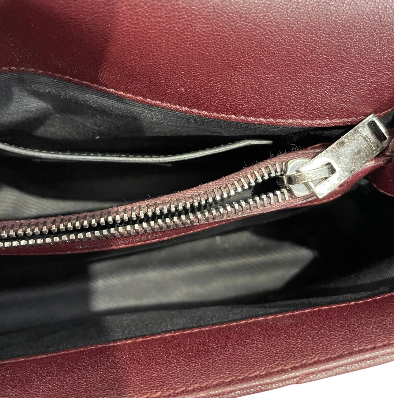 YVES SAINT LAURENT/Cross Body Bag/Leather/BLK/cassandra chain wallet view 4