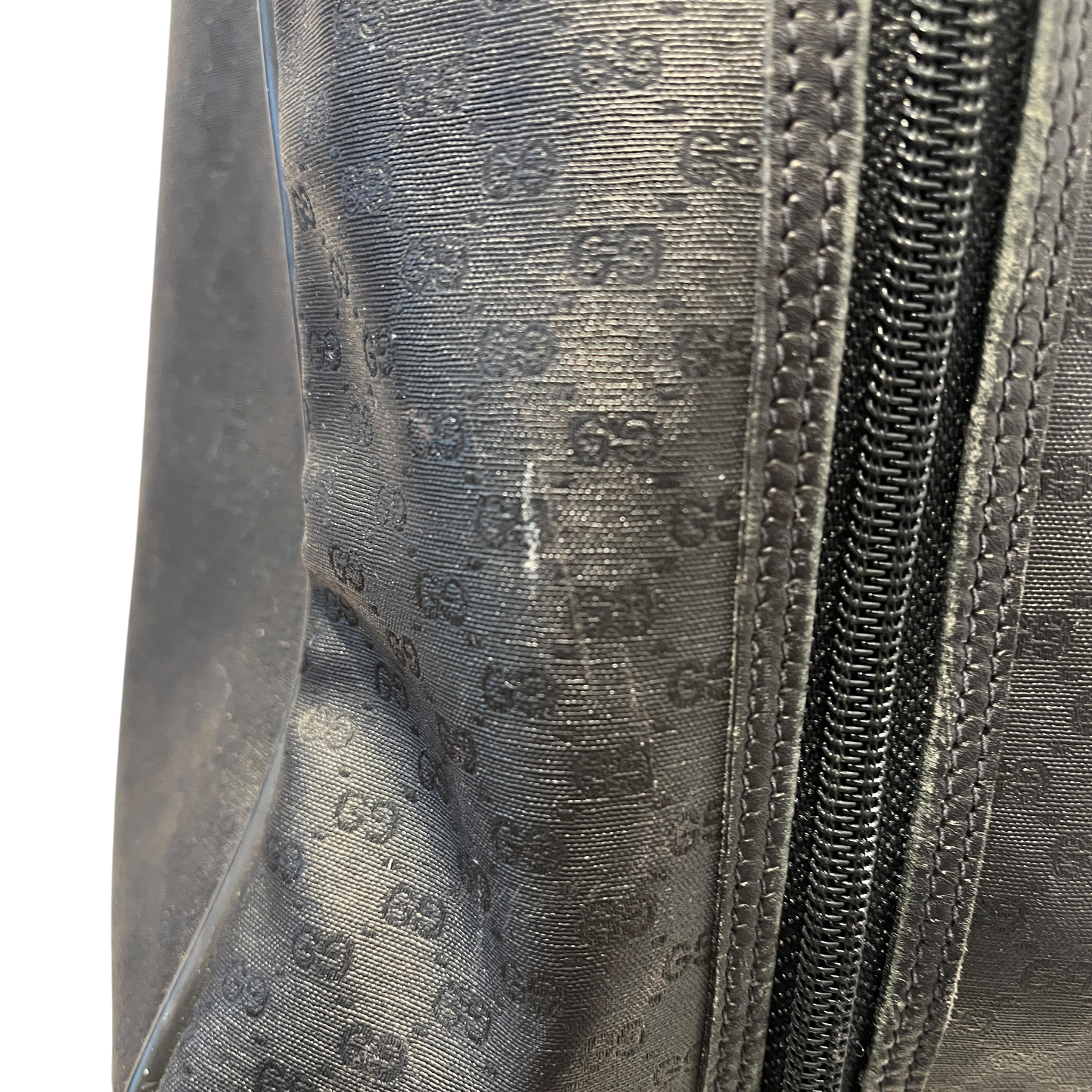 GUCCI/Briefcase/Monogram/Leather/BLK/Supreme Monogram Travel Bag view 13