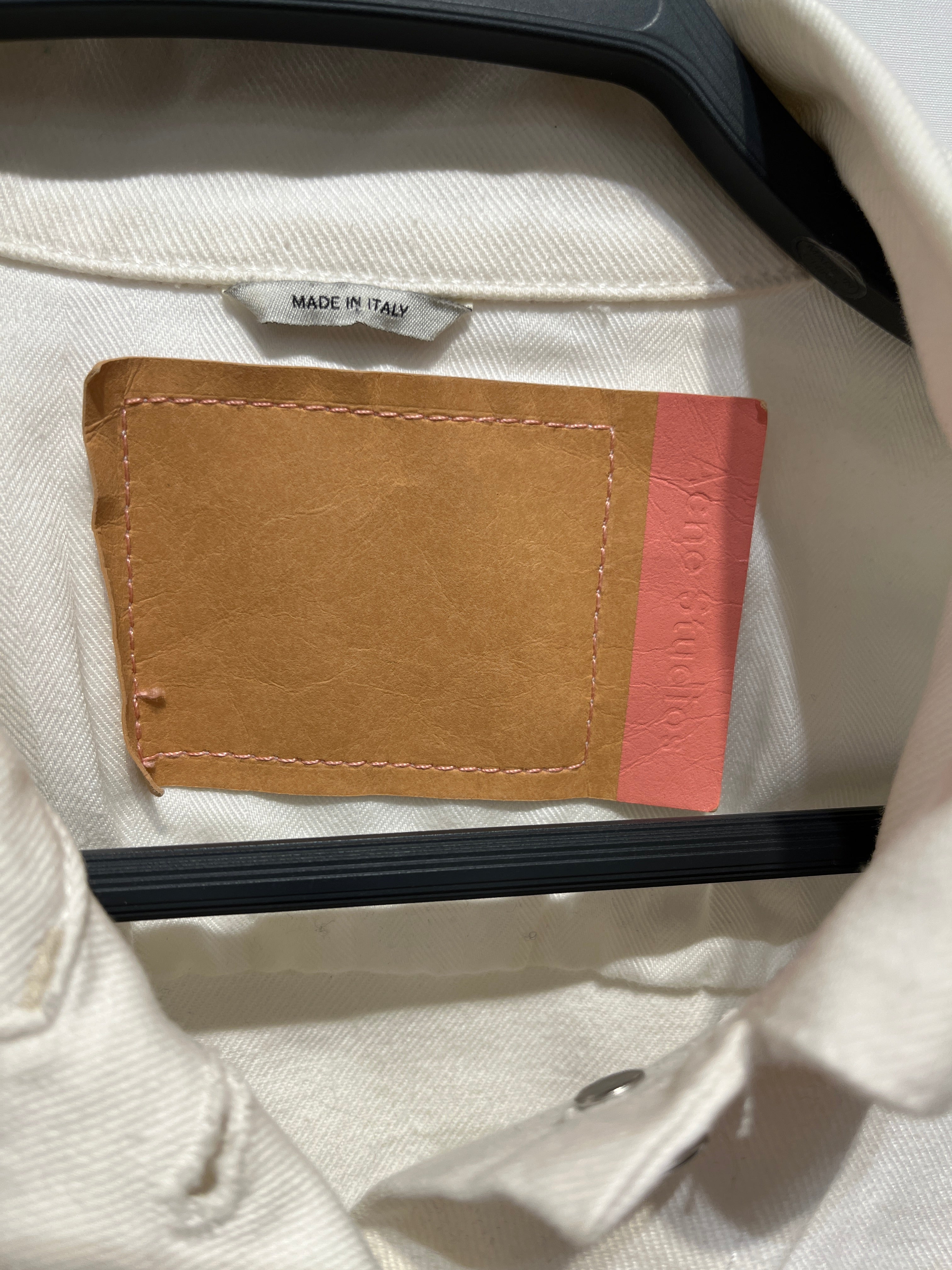 Acne Studios/Jacket/34/Cotton/WHT/4 front pockets view 4