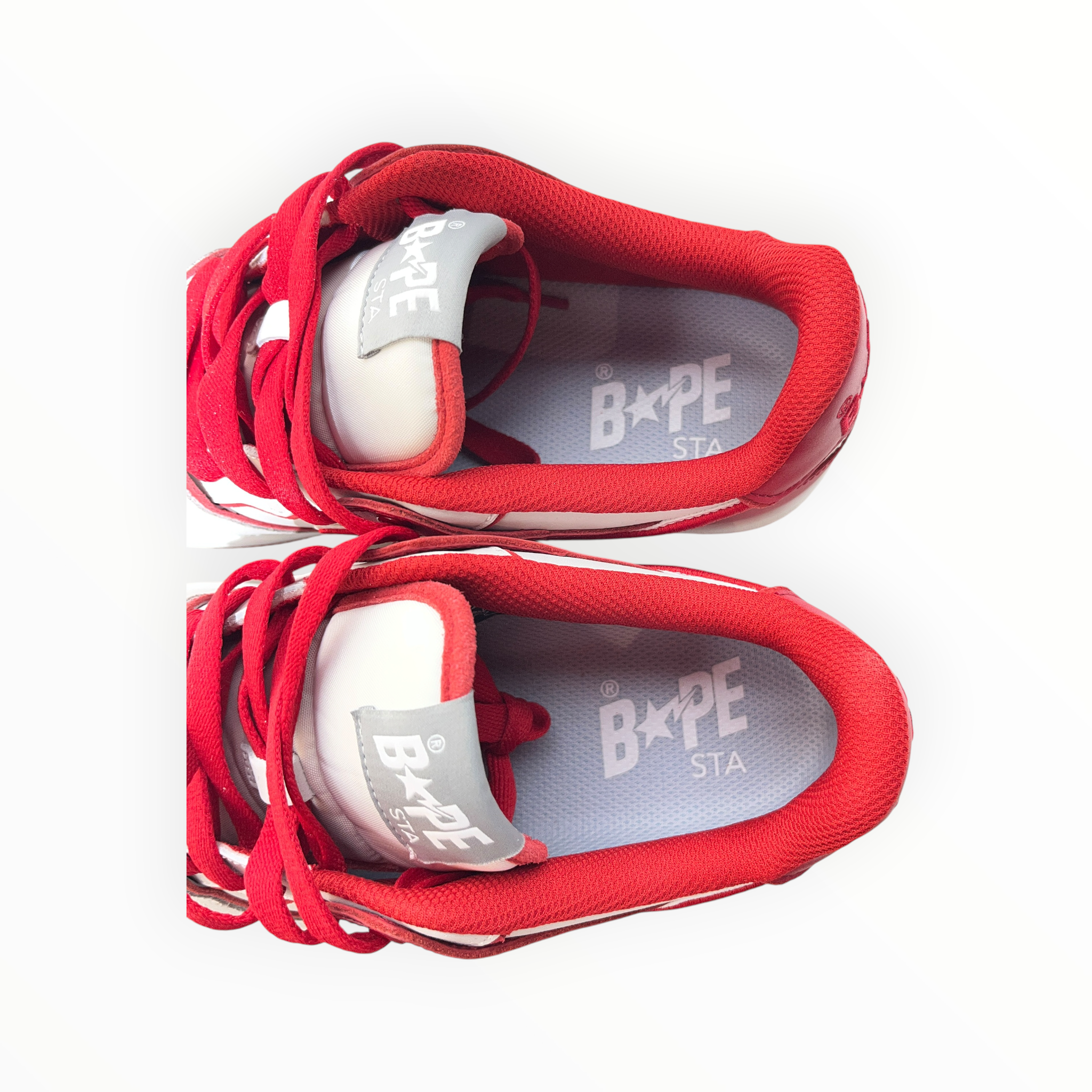 BAPE STA!/Low-Sneakers/US 10/Leather/RED/Sk8 sta red view 3