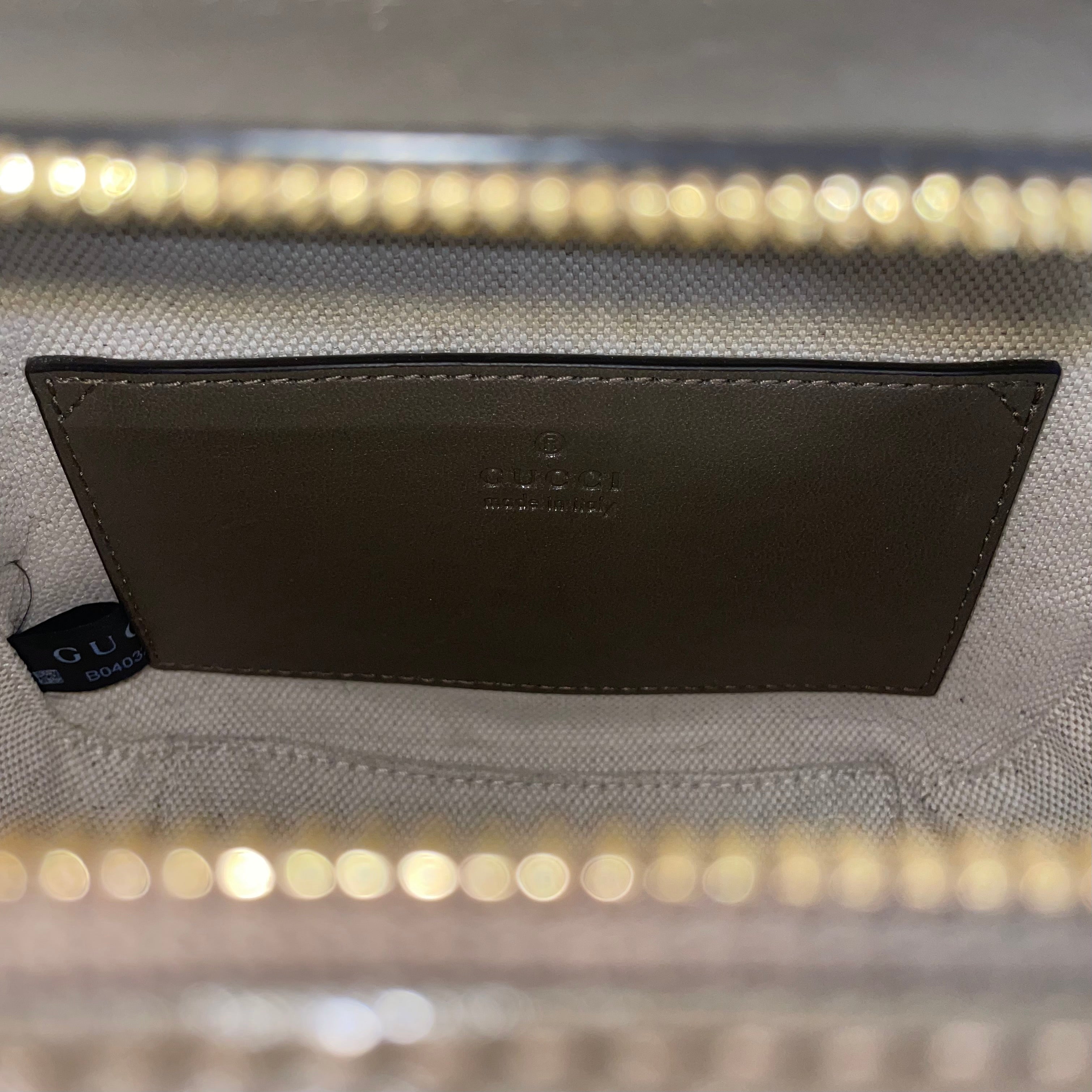GUCCI/Cross Body Bag/Leather/GRN/Blondie 744434 view 5