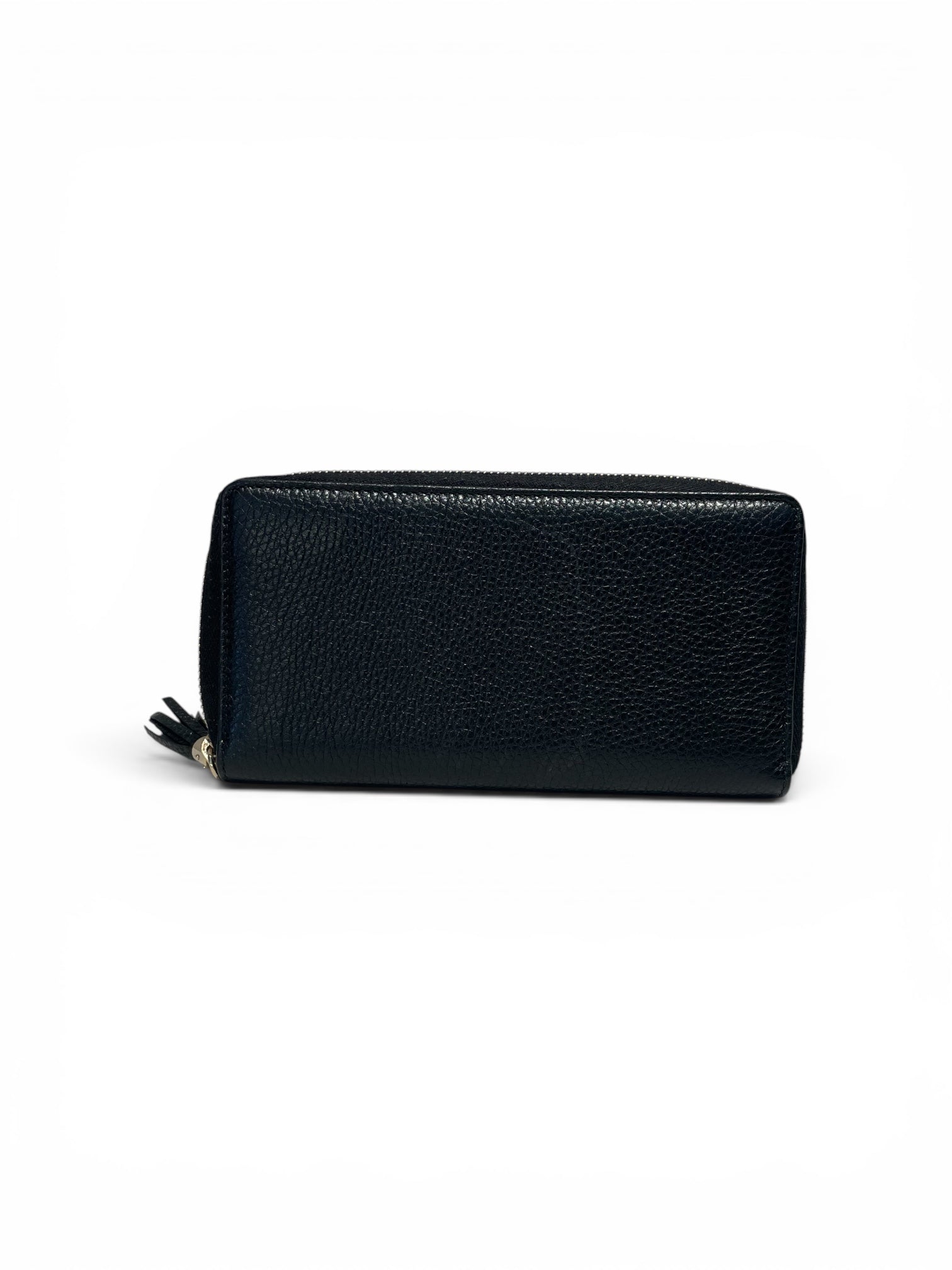 GUCCI/Wallet/Leather/BLK/L's/GG Interlocking view 2