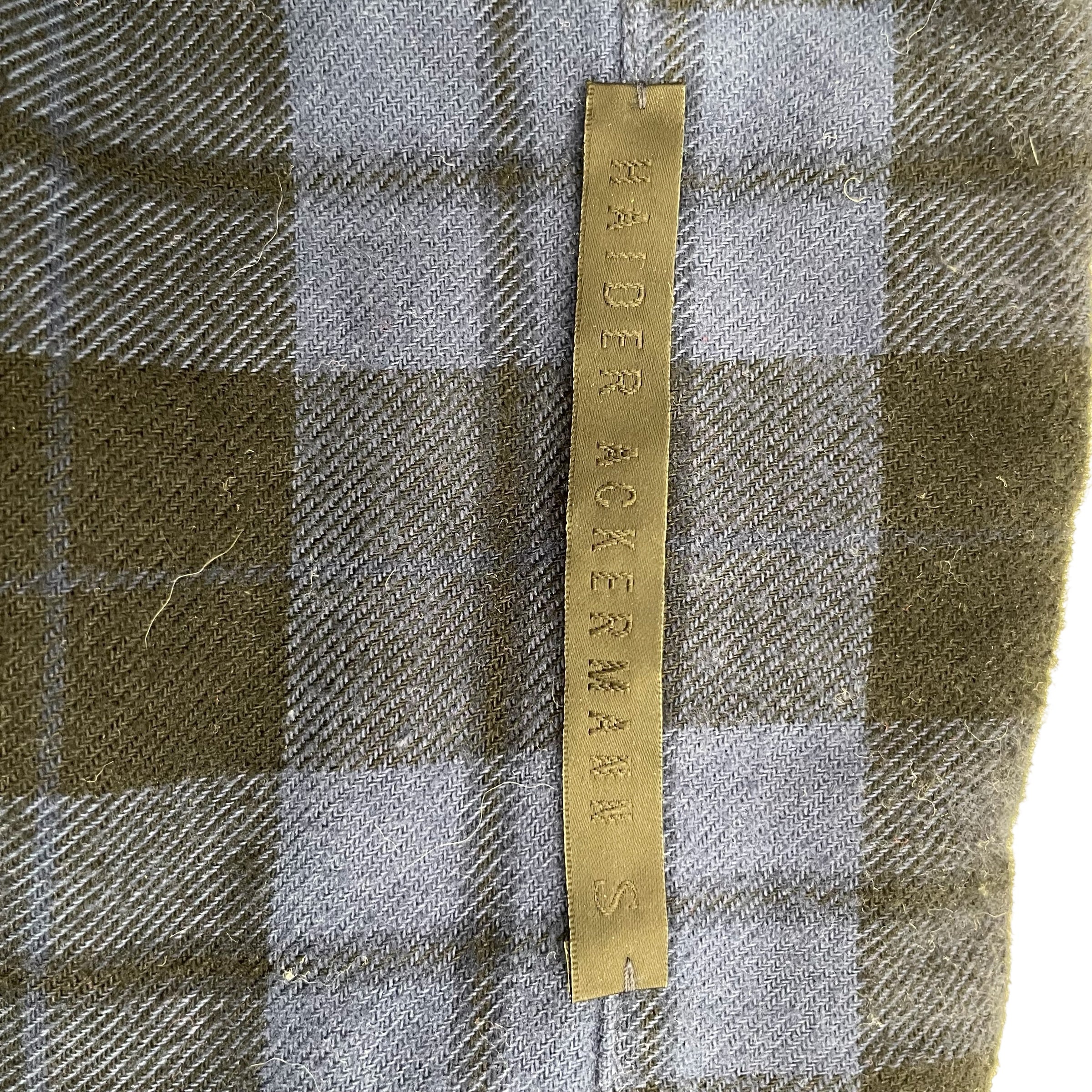Haider Ackermann/Sweater/S/Plaid/Cotton/NVY/ view 3