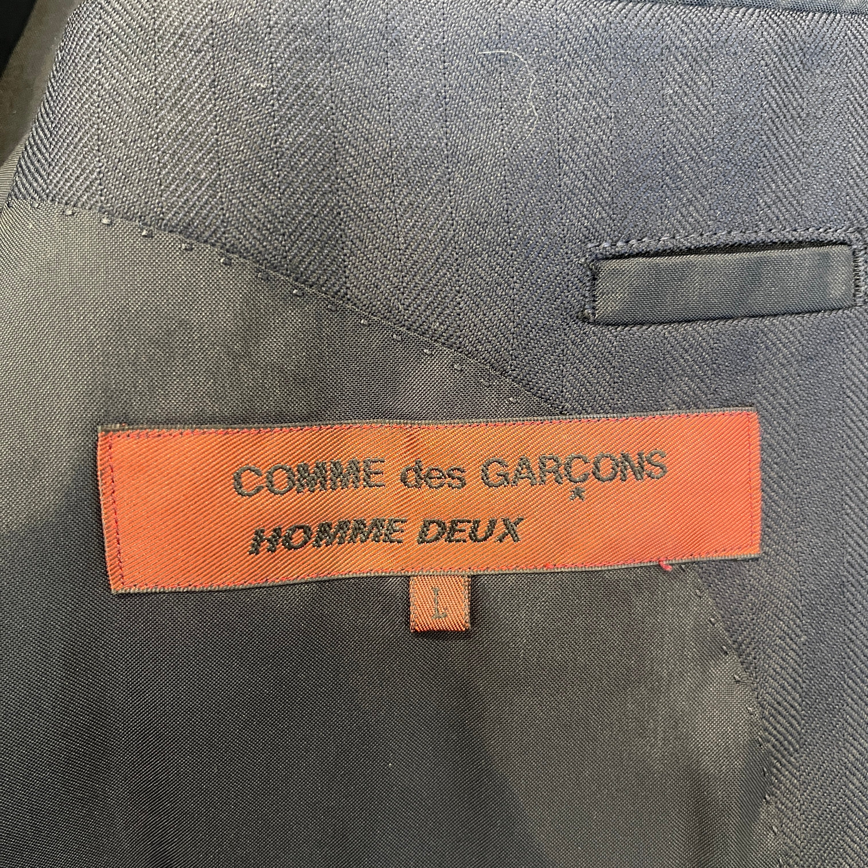 COMME des GARCONS HOMME DEUX/Suits/M/NVY/BLAZER view 4