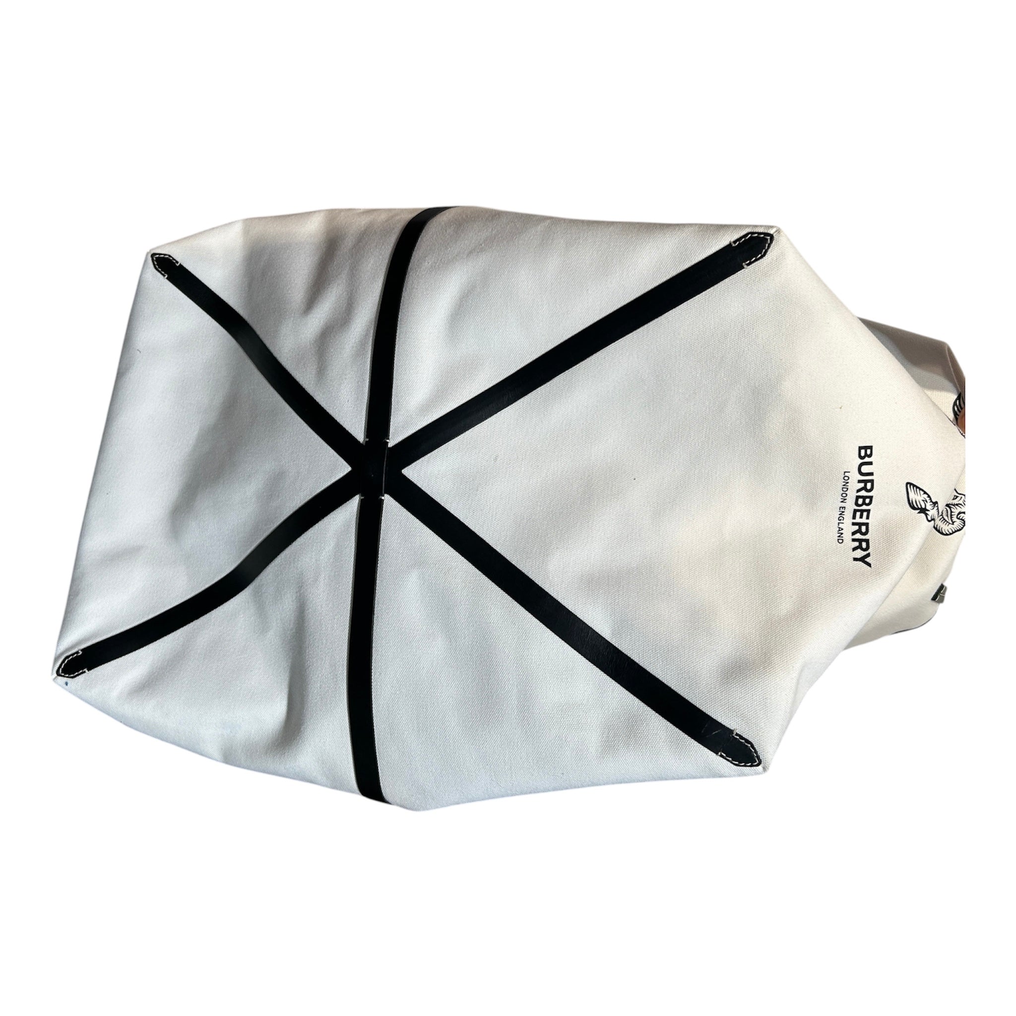 BURBERRY/Tote Bag/WHT/Mythical Alpabet view 3