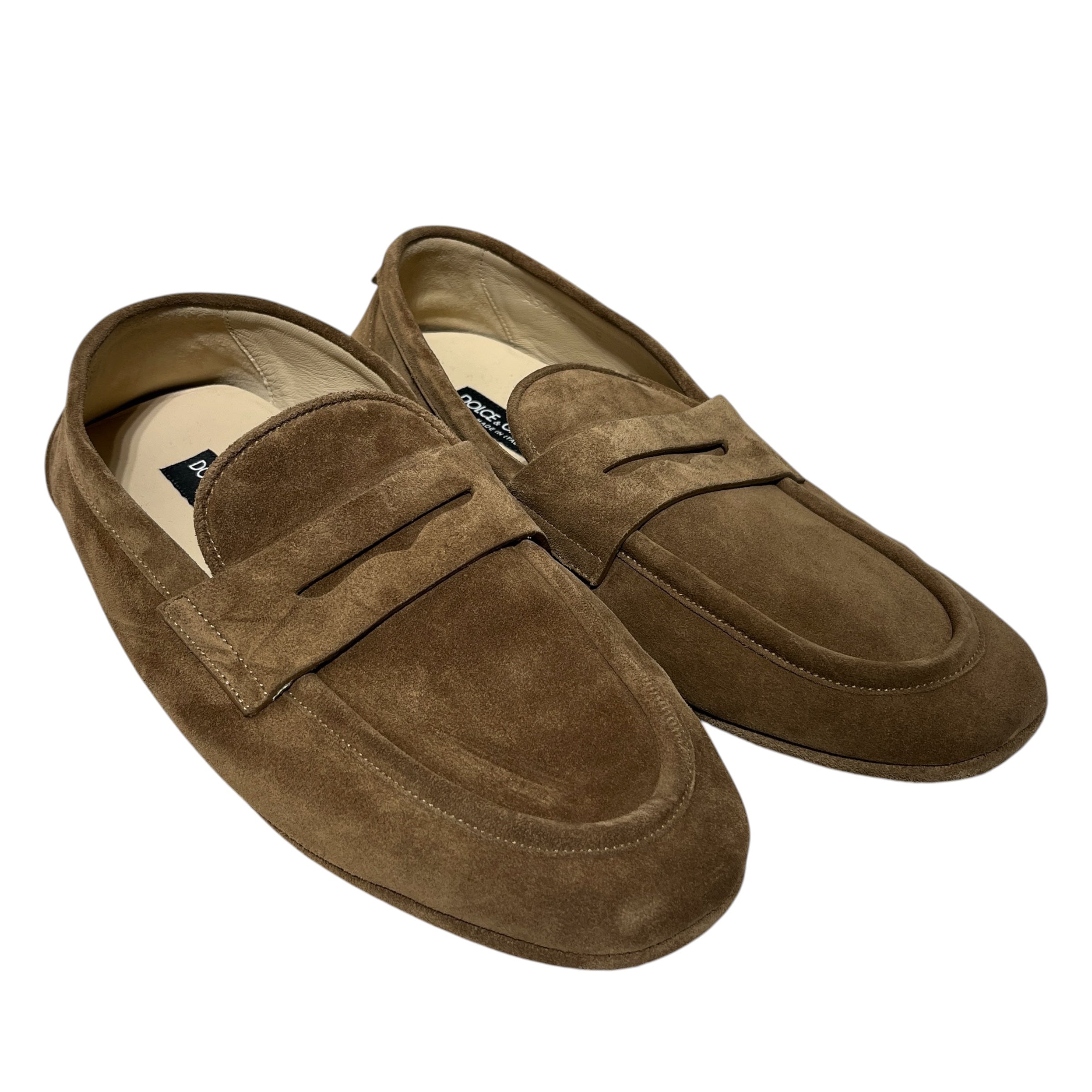 DOLCE&GABBANA/Loafers/US 9/Suede/BRW/Driver Corosta 3P view 1