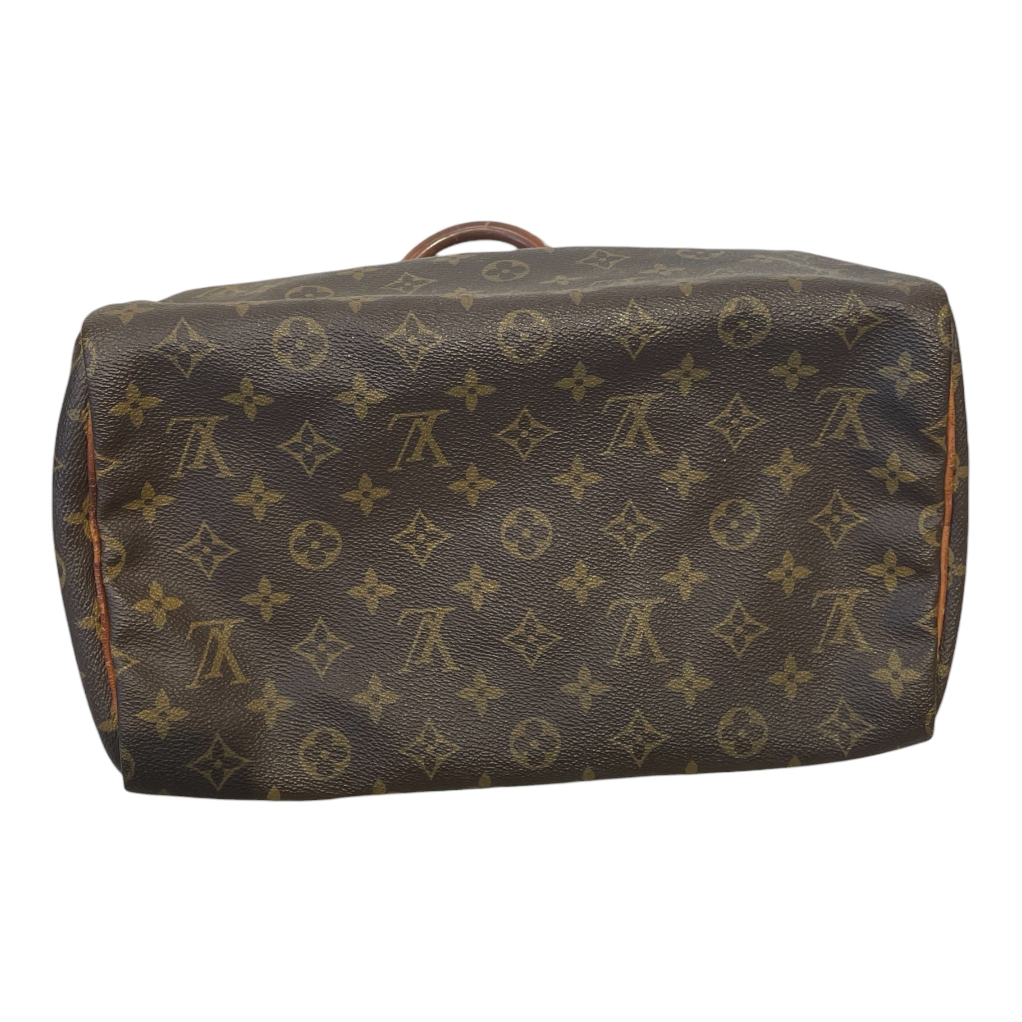 LOUIS VUITTON/Bag/Monogram/Leather/BRW/SPEEDY 30 view 4