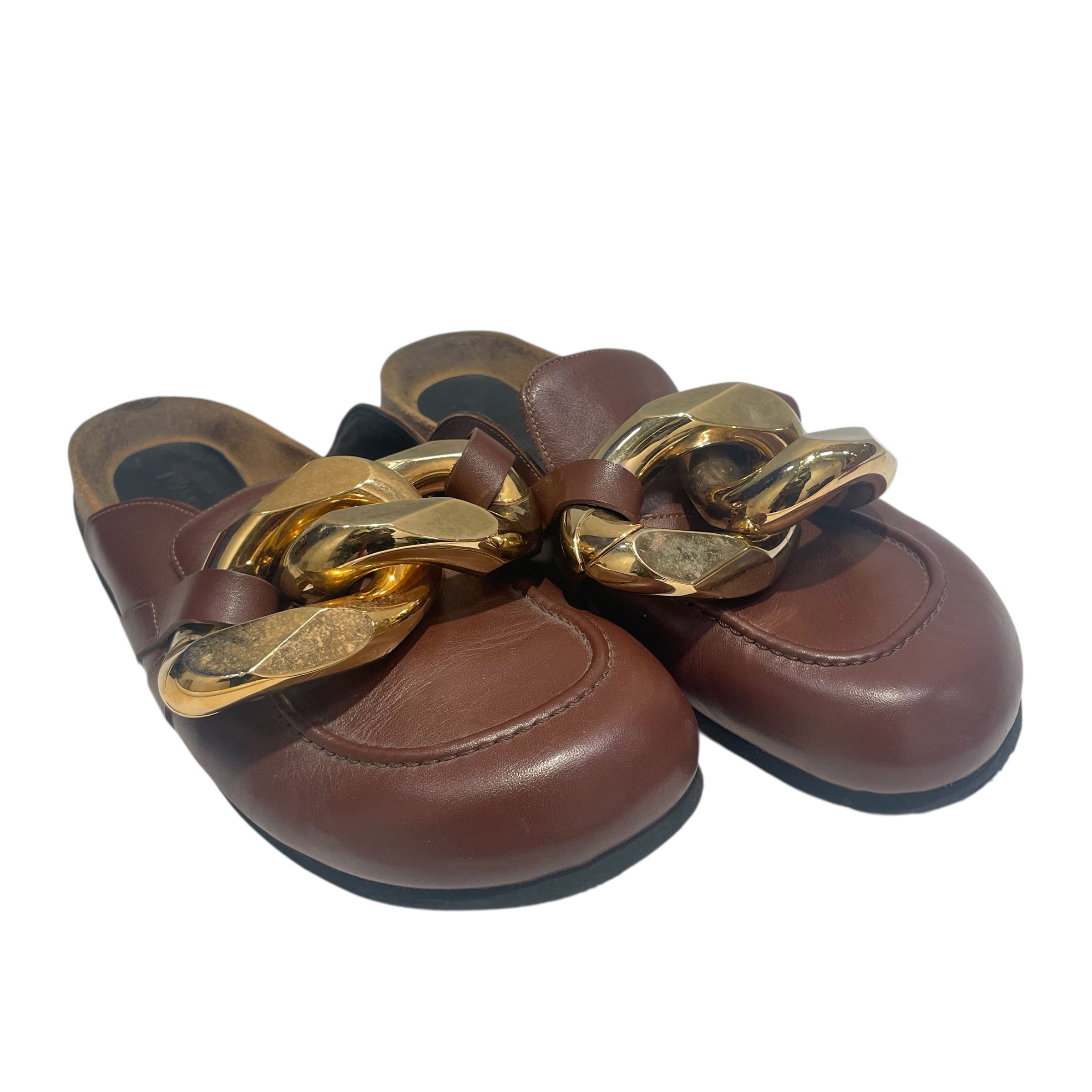 JW ANDERSON(J.W.ANDERSON)/Loafers/CHAIN DETAIL MULES view 1