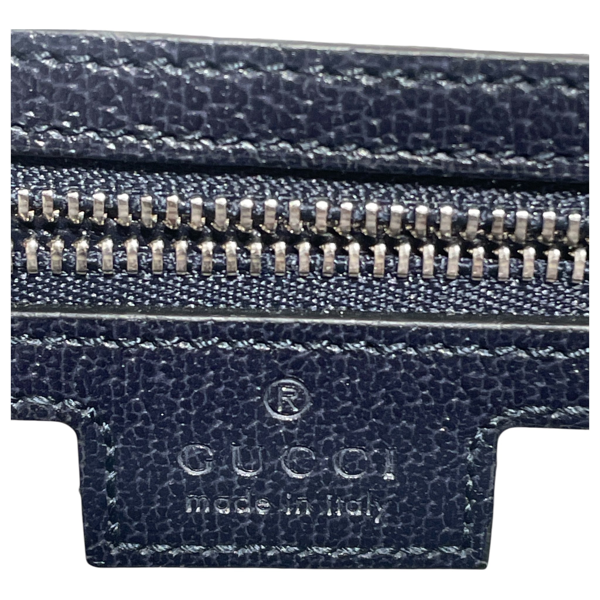 GUCCI/Tote Bag/Monogram/KHK/Ophidia Navy GG Large Tote view 3
