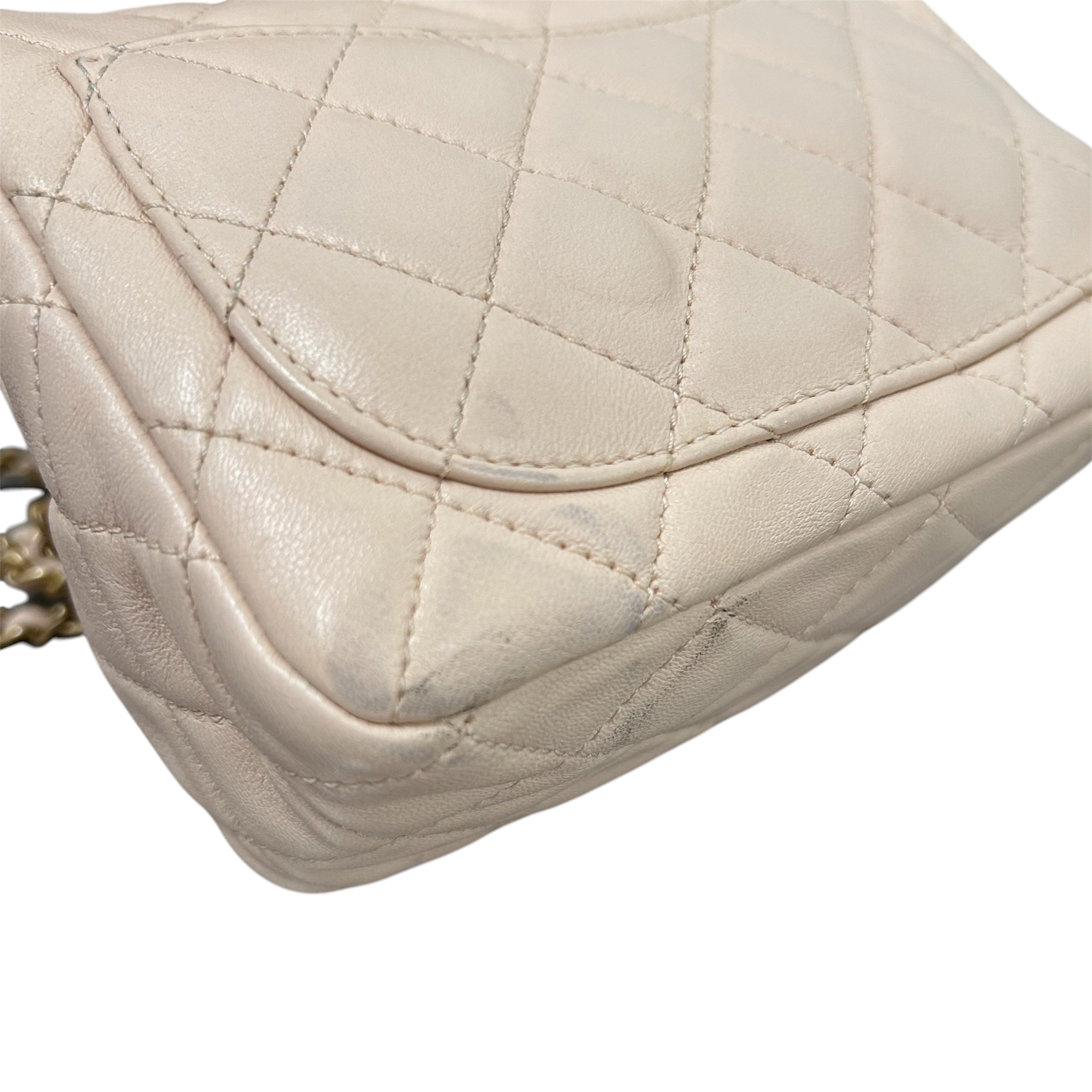 CHANEL/Bag/Leather/PNK/PEARL CRUSH MINI FLAP view 8