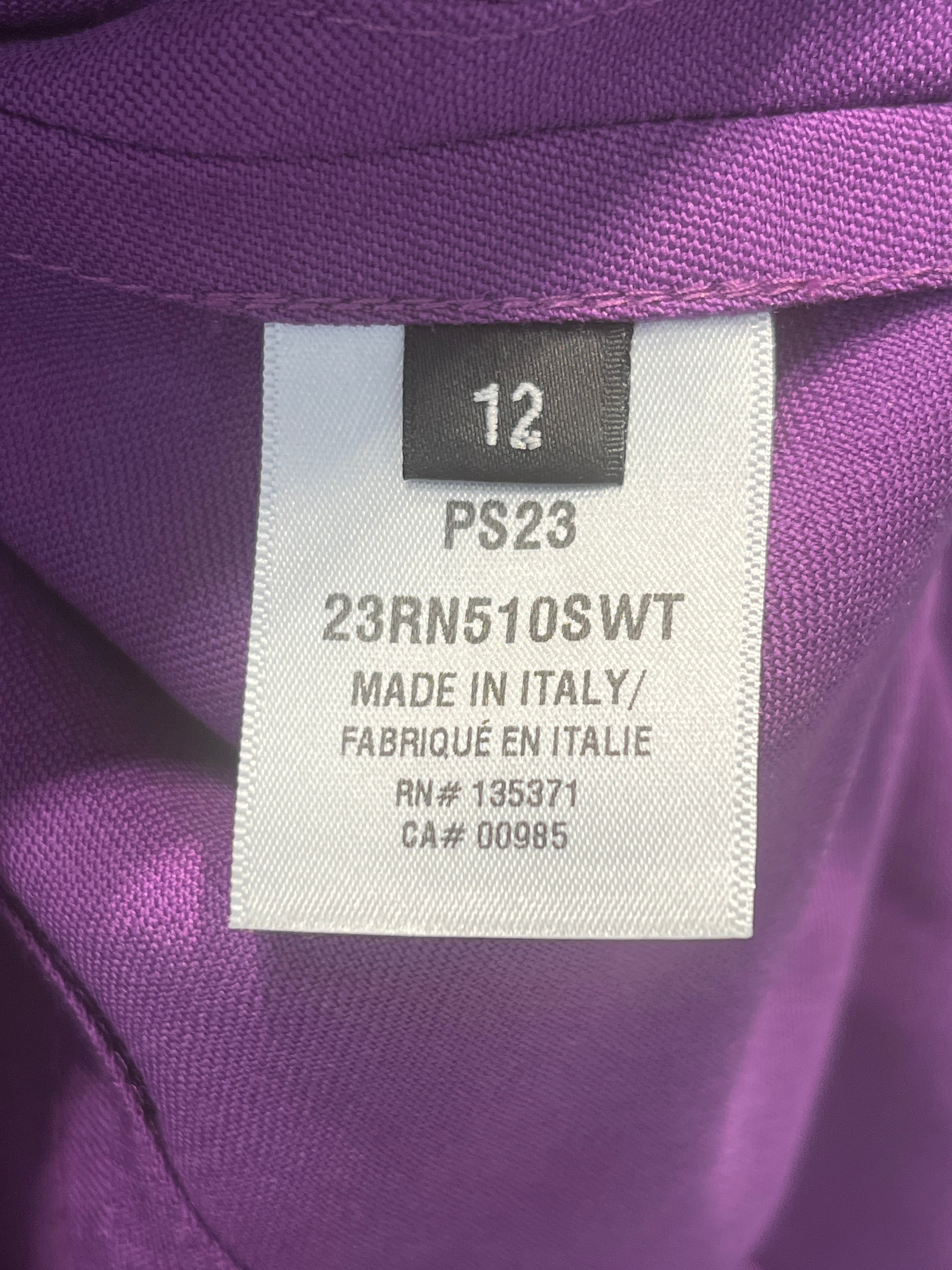 Oscar de laRenta/Tailored Jkt/12/Polyester/PPL/LACEFLOWERHOLES view 4
