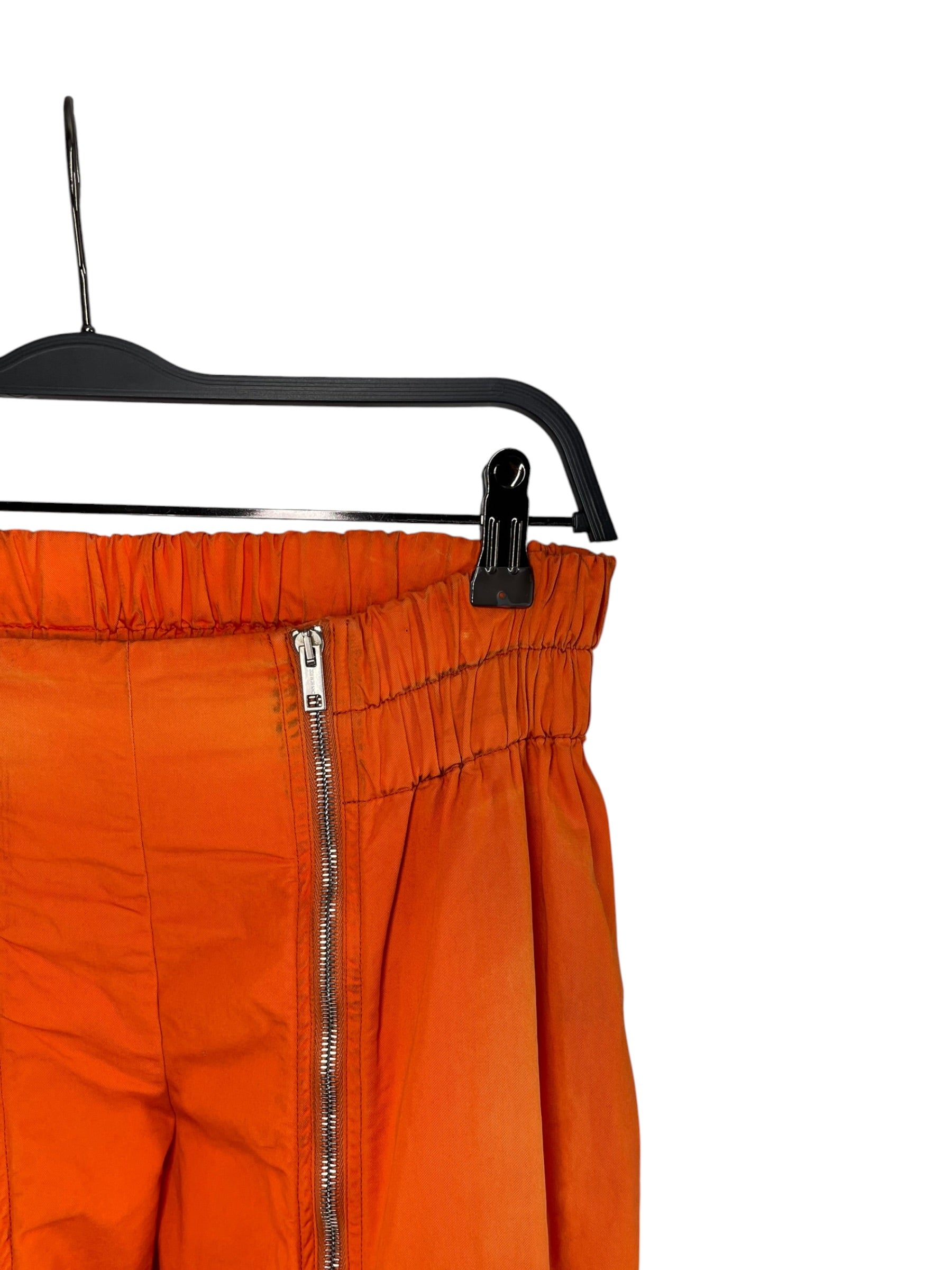 Calvin Klein 205W39NYC/RAF SIMONS/Straight Pants/XS/Cotton/ORN/RUNWAY FIREMAN ZIP PANT view 3