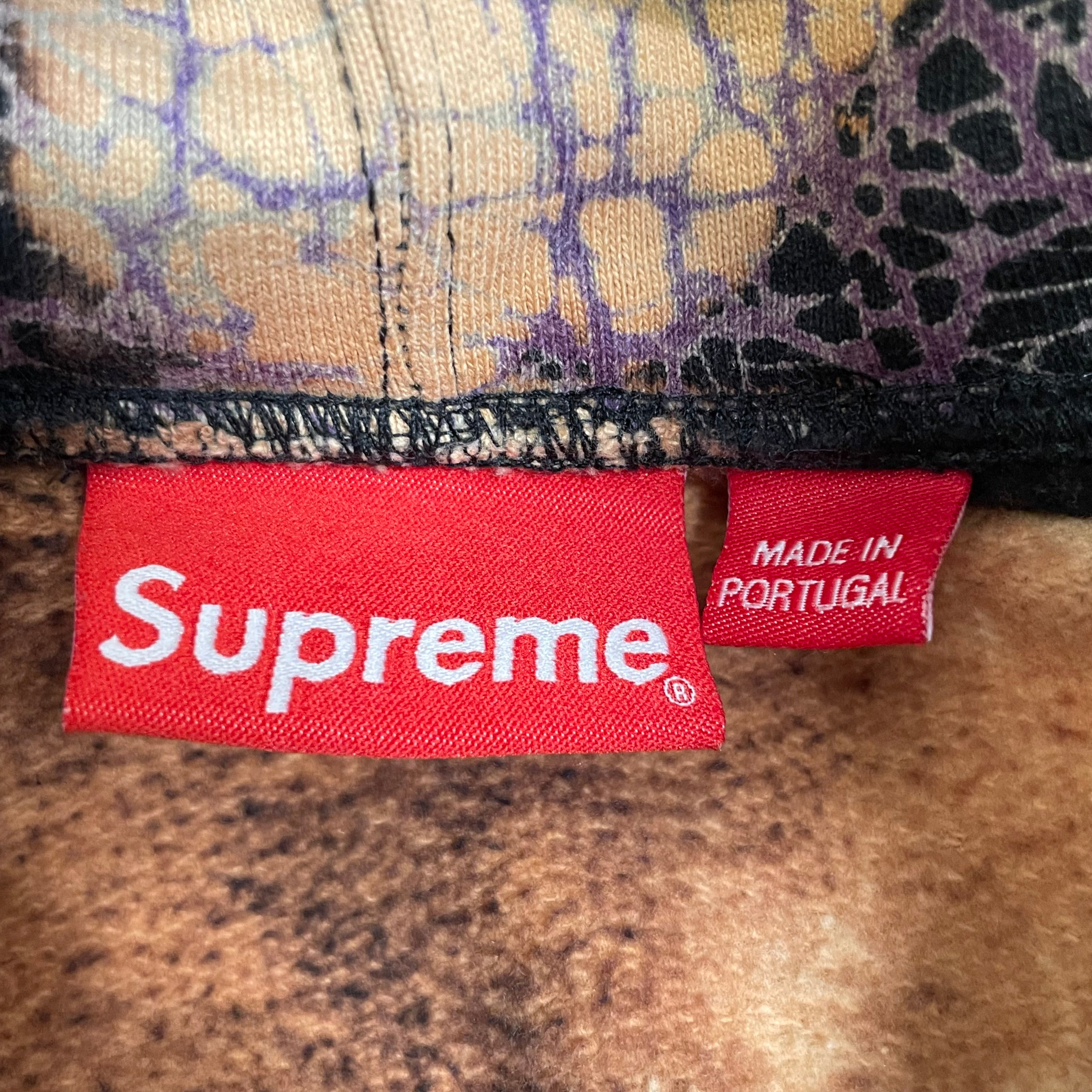 Supreme/Hoodie/XL/All Over Print/Cotton/BLK/ view 4