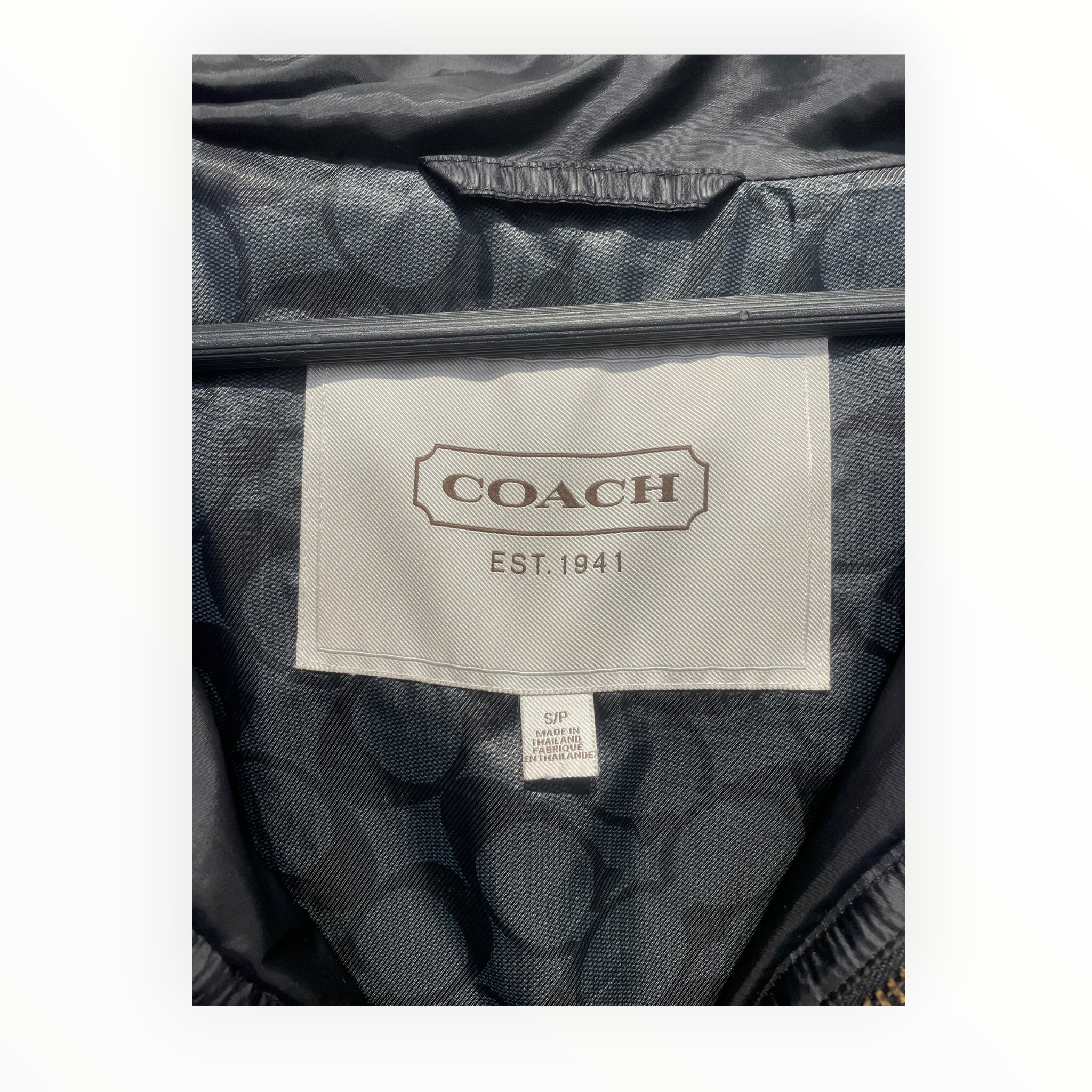 COACH/Puffer Jkt/S/Nylon/BLK/DOWN JACKET view 3