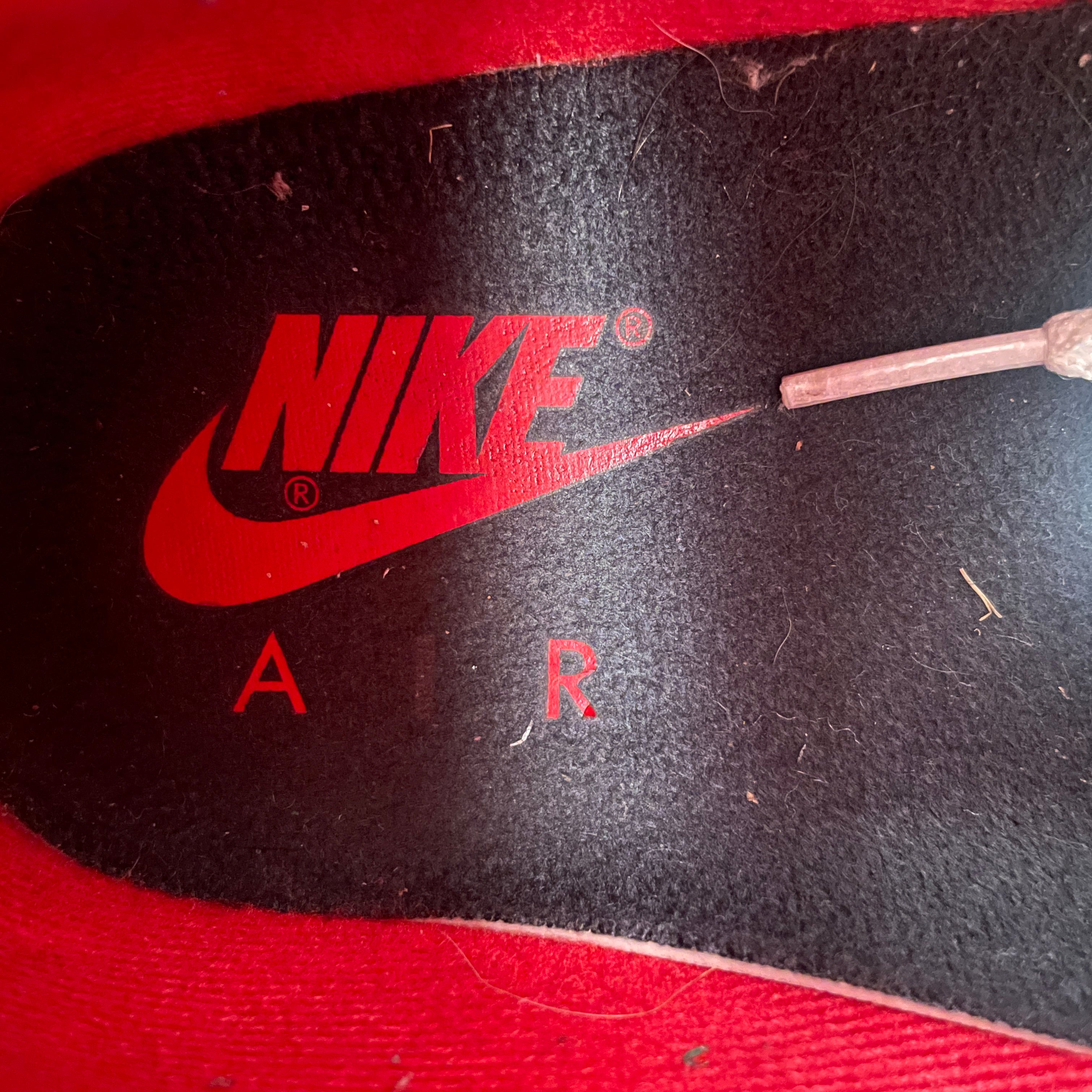 NIKE/Hi-Sneakers/US 12/Acrylic/WHT/JORDAN 4 FIRE RED view 3
