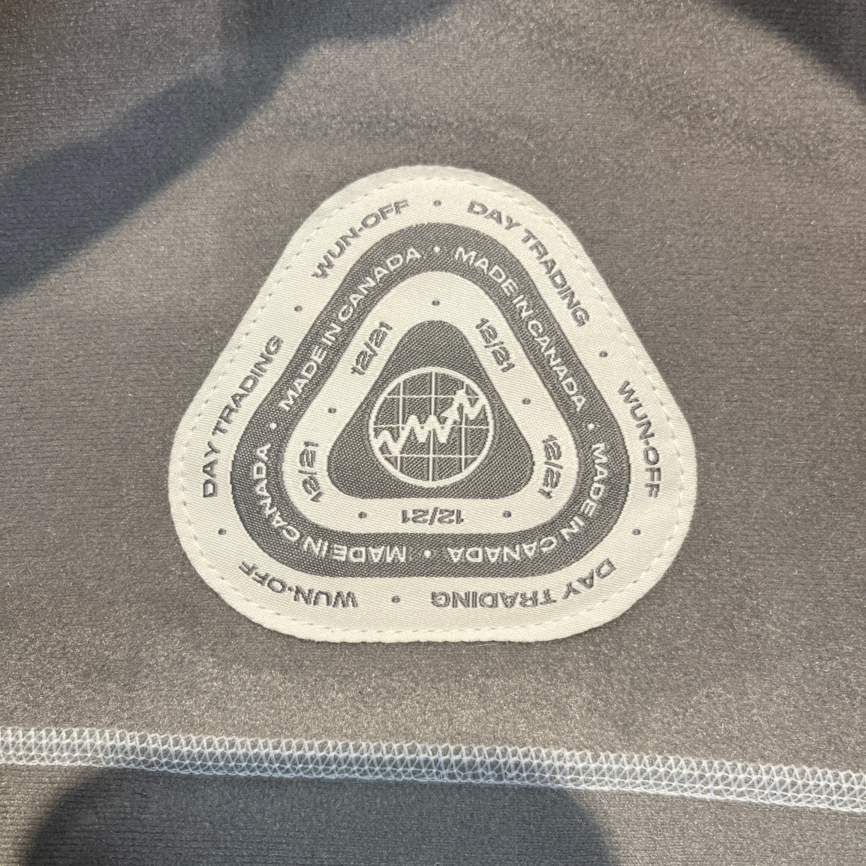 WUN-OFF/Fleece Jkt/L/Cotton/GRY/WUN OFF ZIP UP view 3