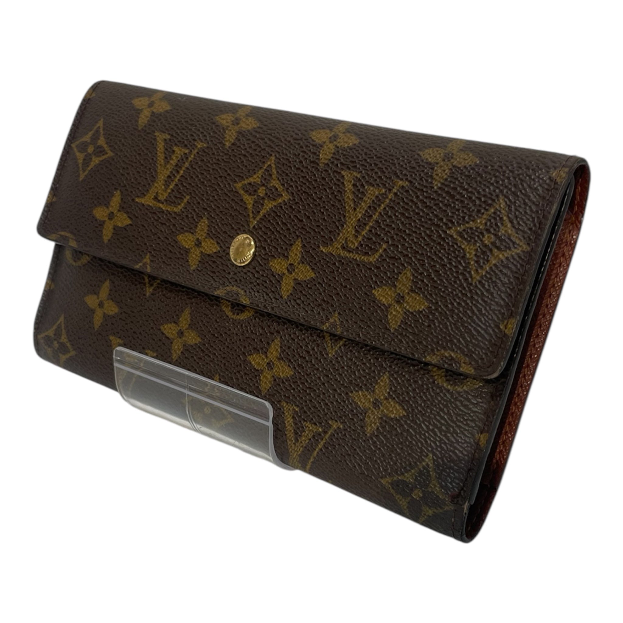 LOUIS VUITTON/Long Wallet/Monogram/Leather/BRW/Sarah view 1