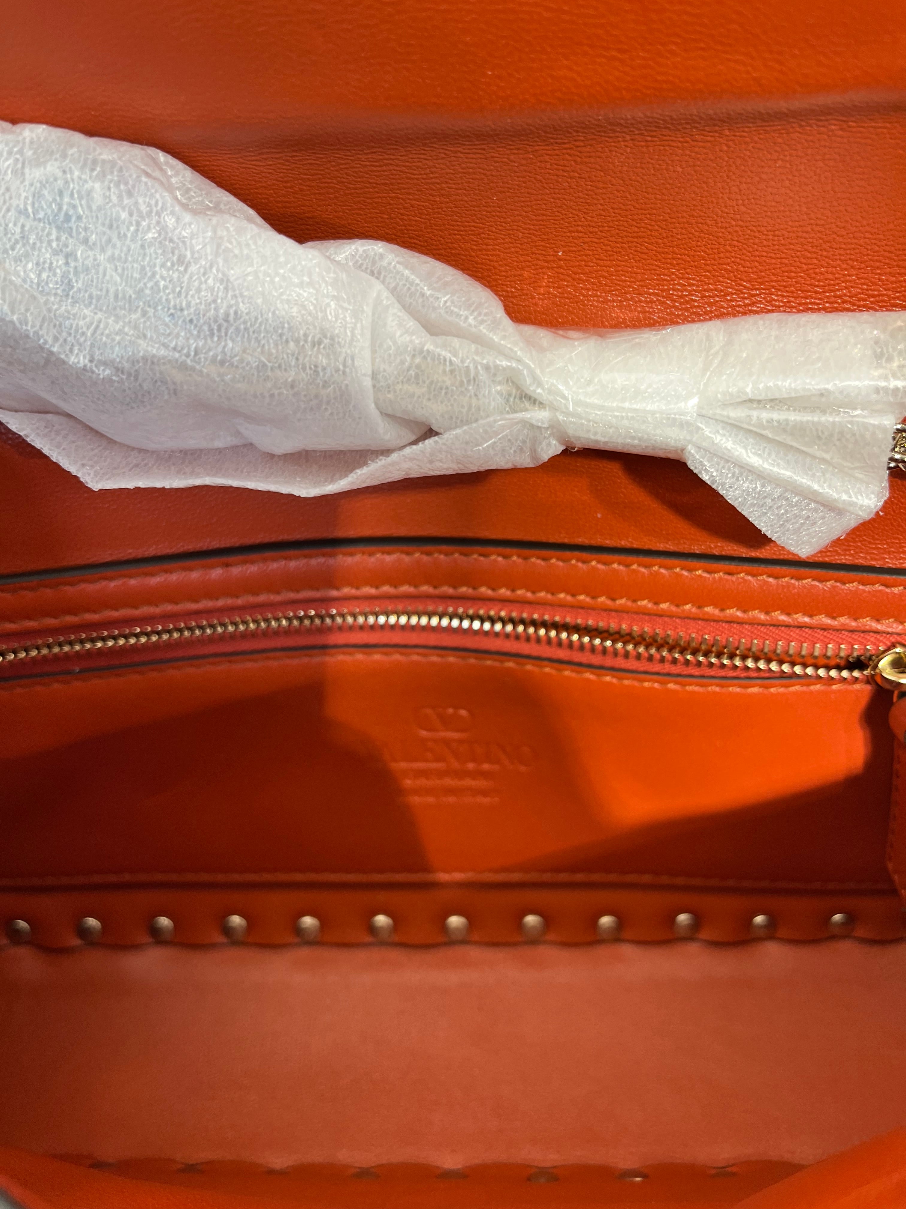 VALENTINO GARAVANI/Cross Body Bag/Leather/RED/Rockstud view 5