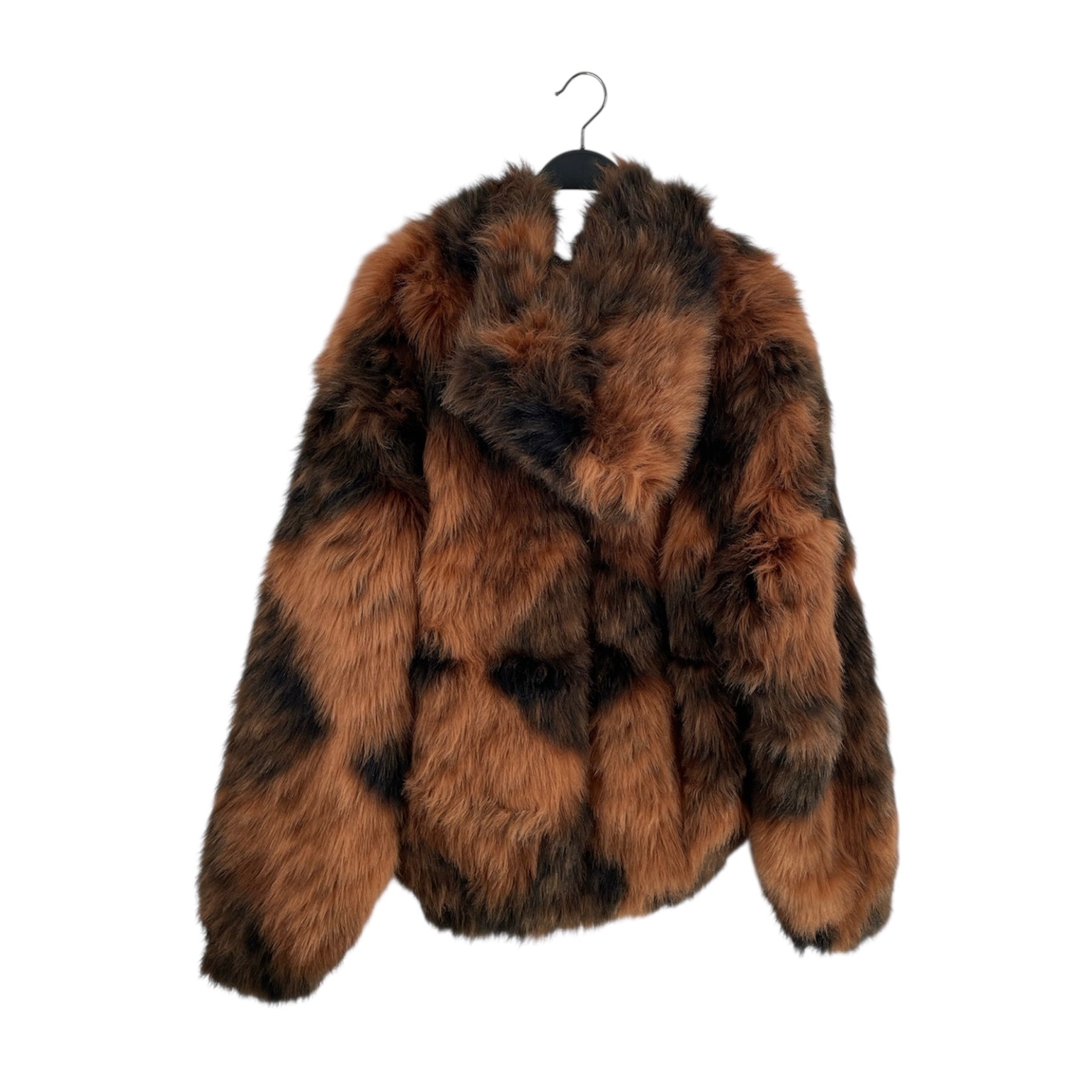 Corteiz/Jacket/M/Faux Fur/BRW/SHORT JACKET HOODED view 2