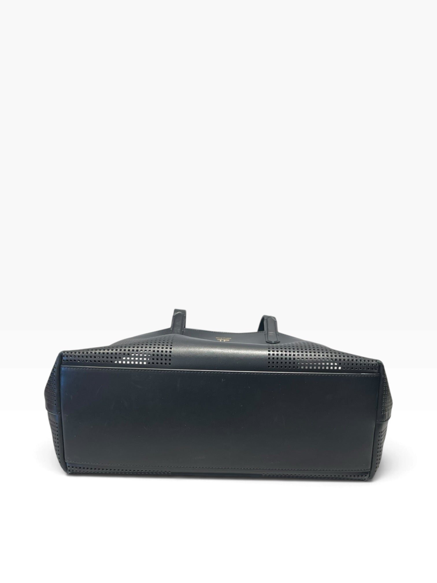 TOM FORD/Tote Bag/Leather/BLK/Tom Ford Perforated T Tote view 3