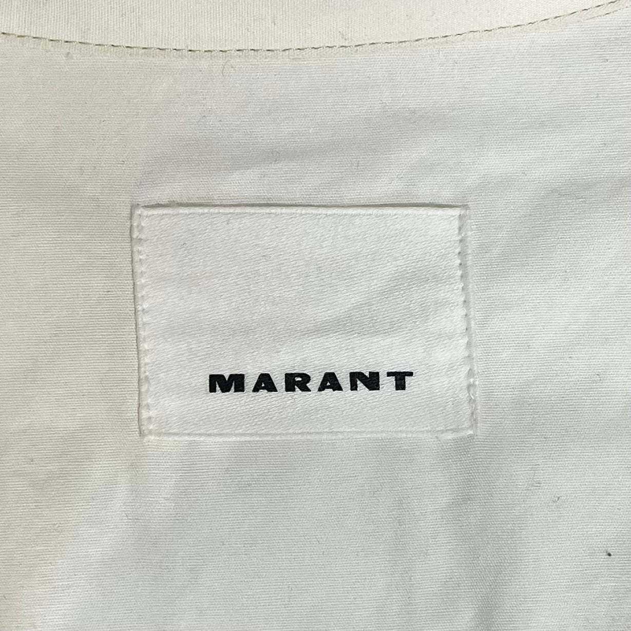 ISABEL MARANT/LS Shirt/XL/Cotton/WHT/TERRY SHIRT TWO FRONT POCKETS view 3