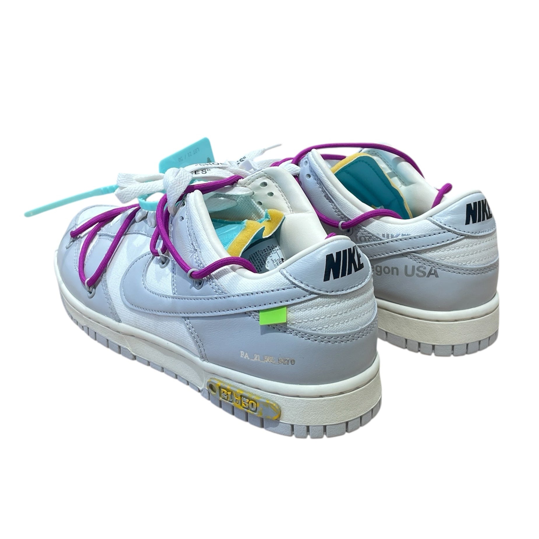 NIKE/Low-Sneakers/US 9.5/WHT/U-Tip/NIKE X OFF-WHITE DUNK LOW 50 – 2nd ...